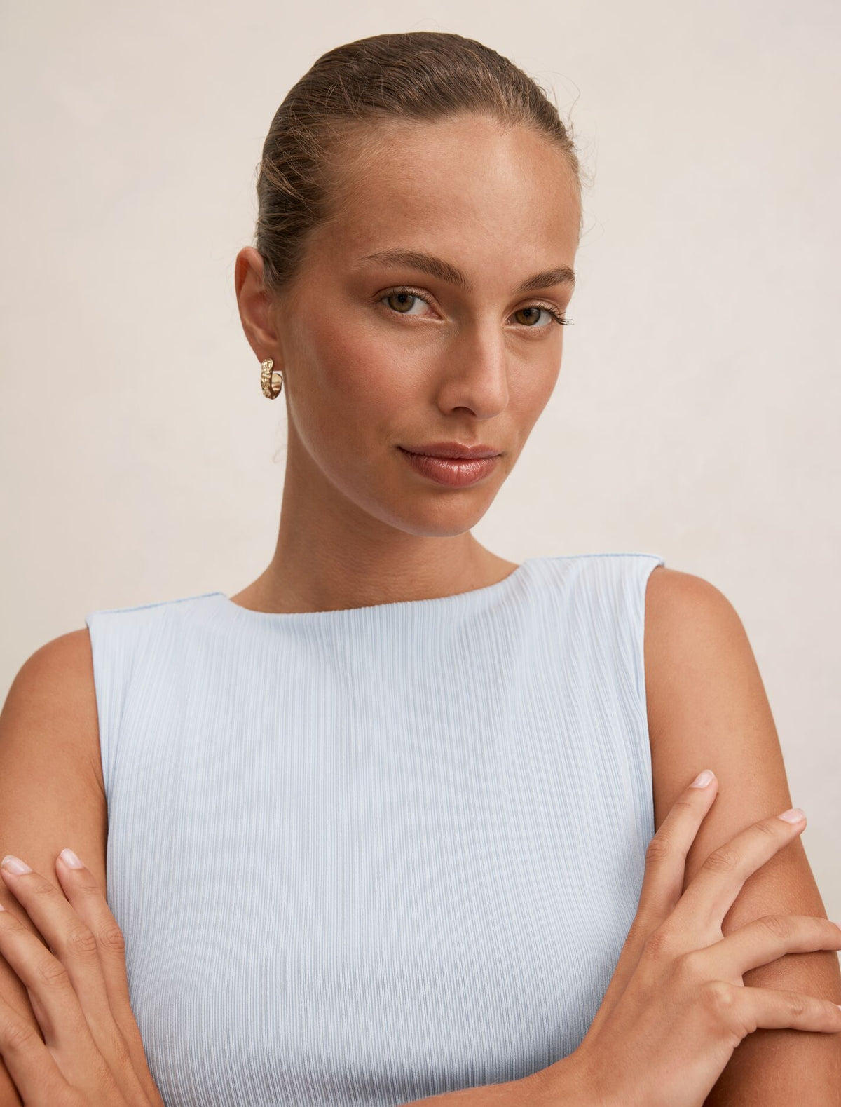 Frankie Boat Neck Tank Top Forever New