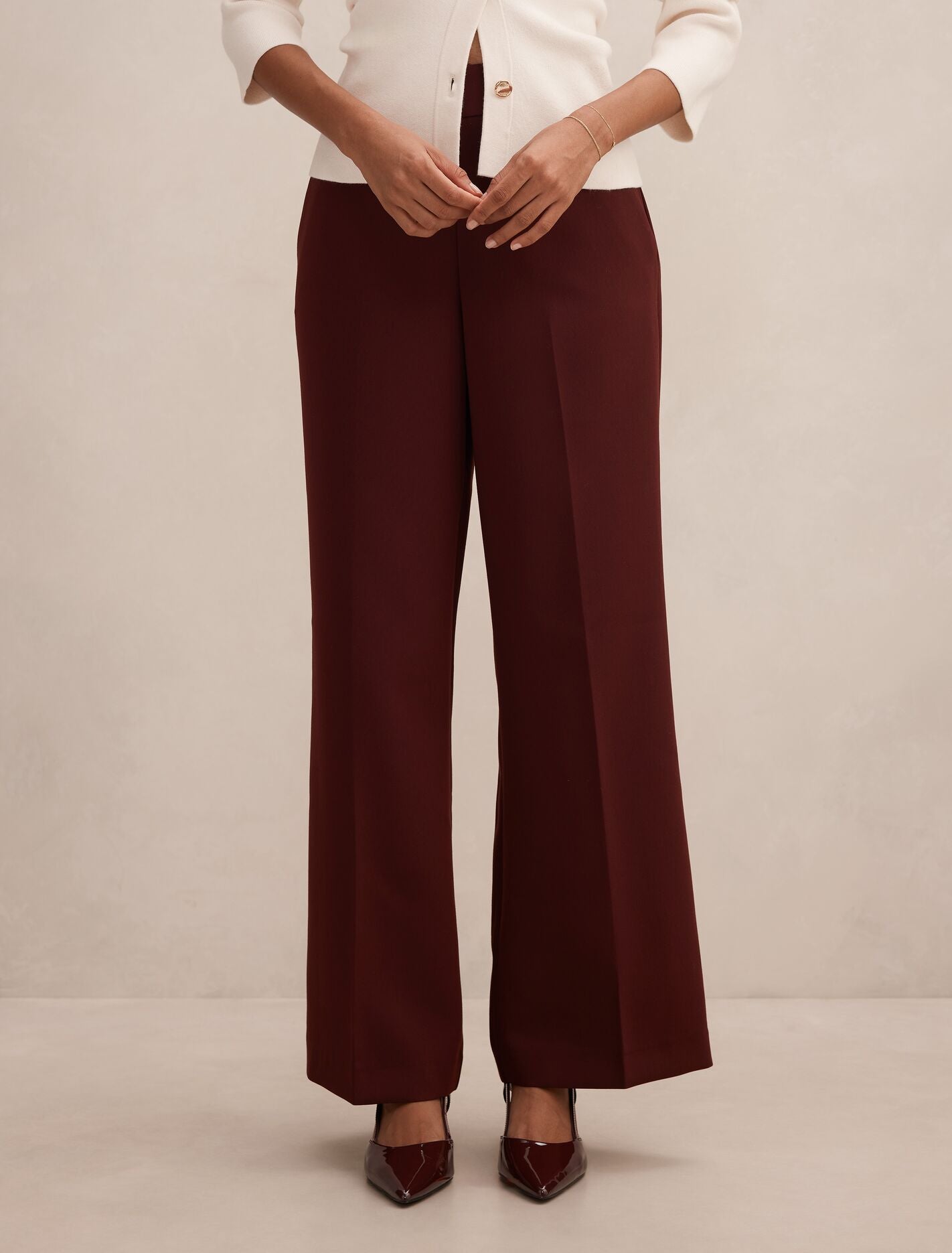 Marissa Petite Wide Leg Pants Shiraz Forever New