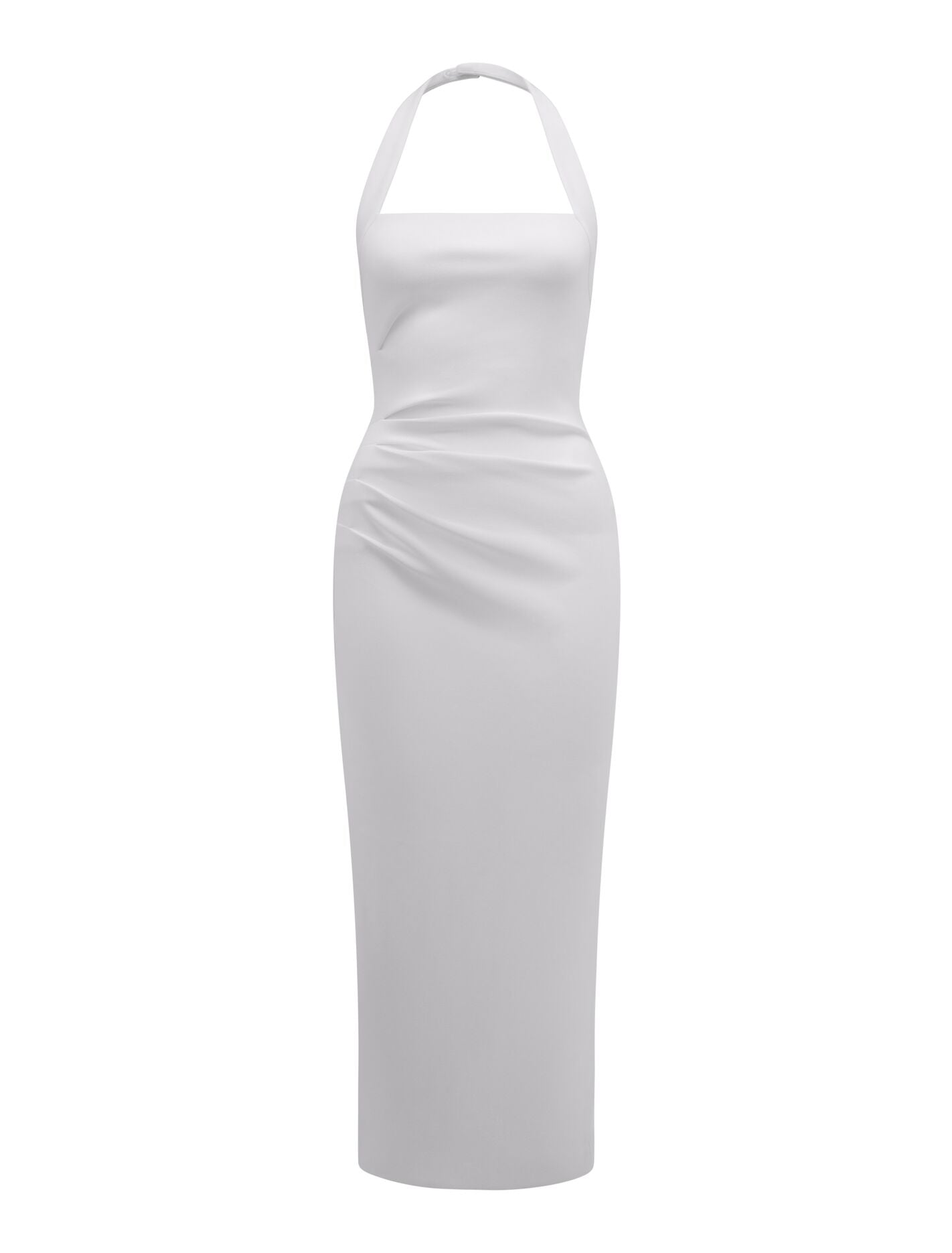 Georgie Halter Ruched Bodycon Dress