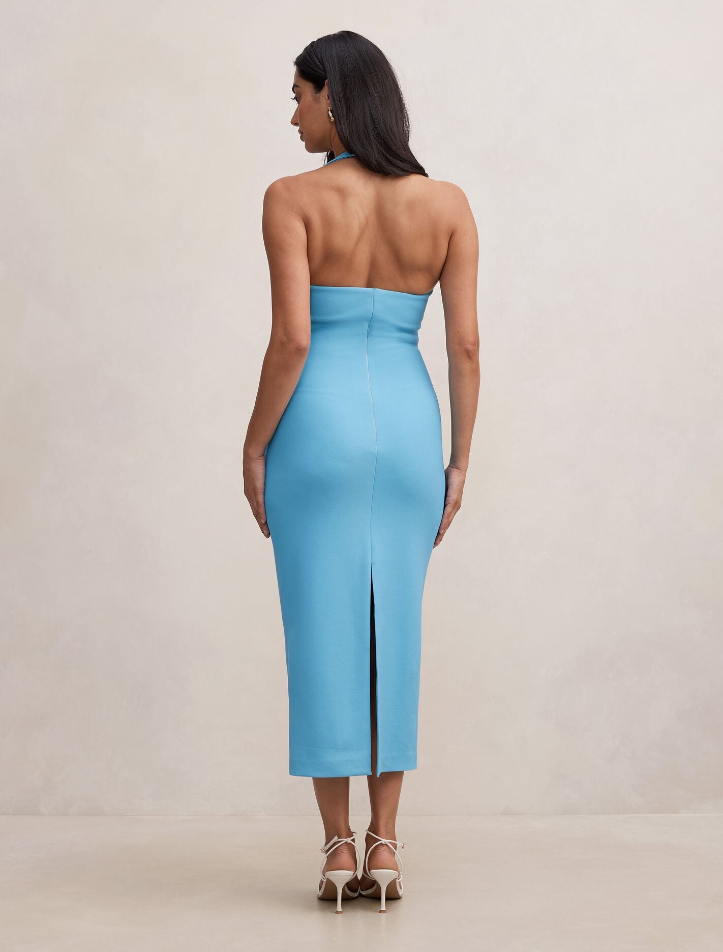 Georgie Halter Ruched Bodycon Dress Forever New