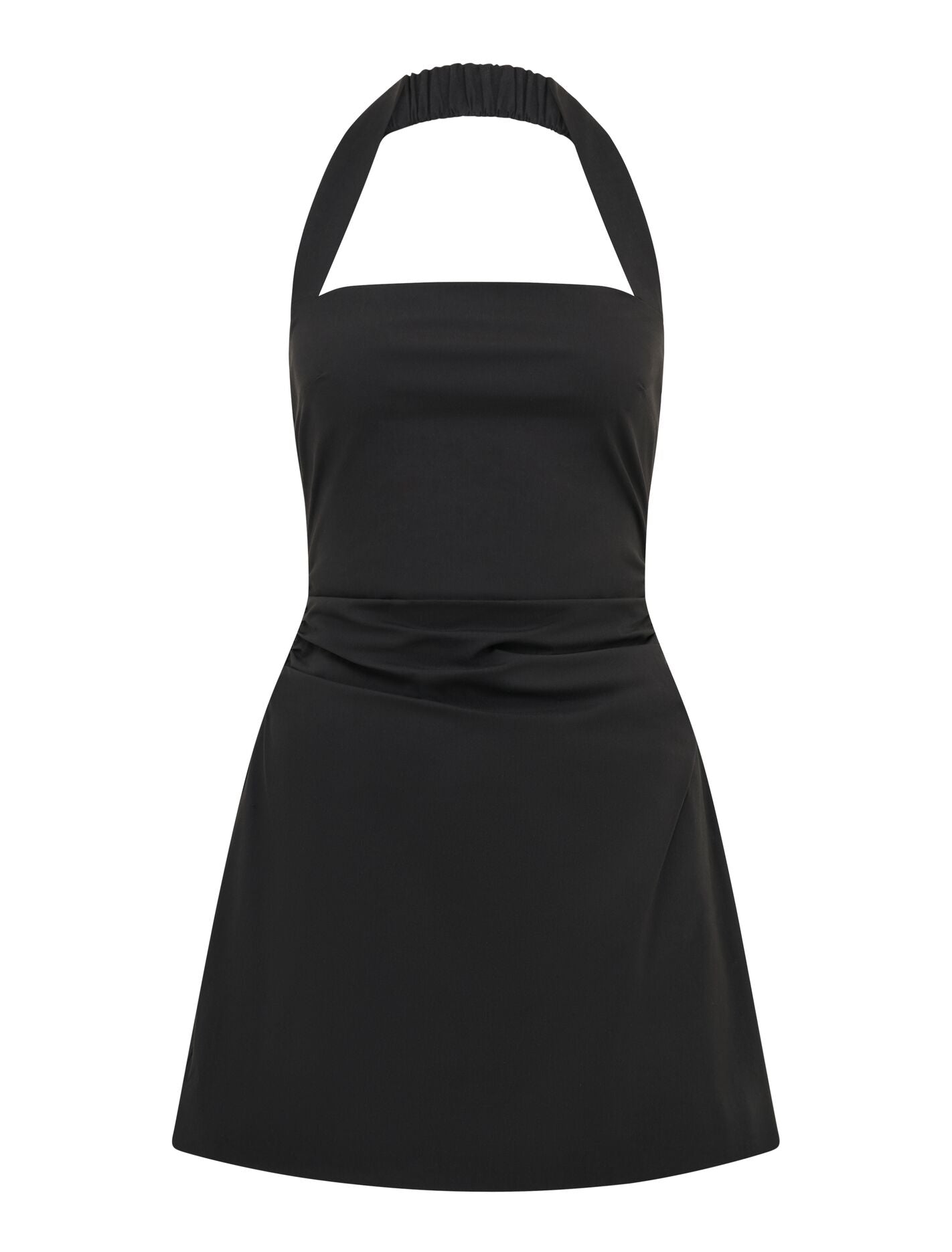Imogen Stretch Cotton Halter Mini Dress Forever New