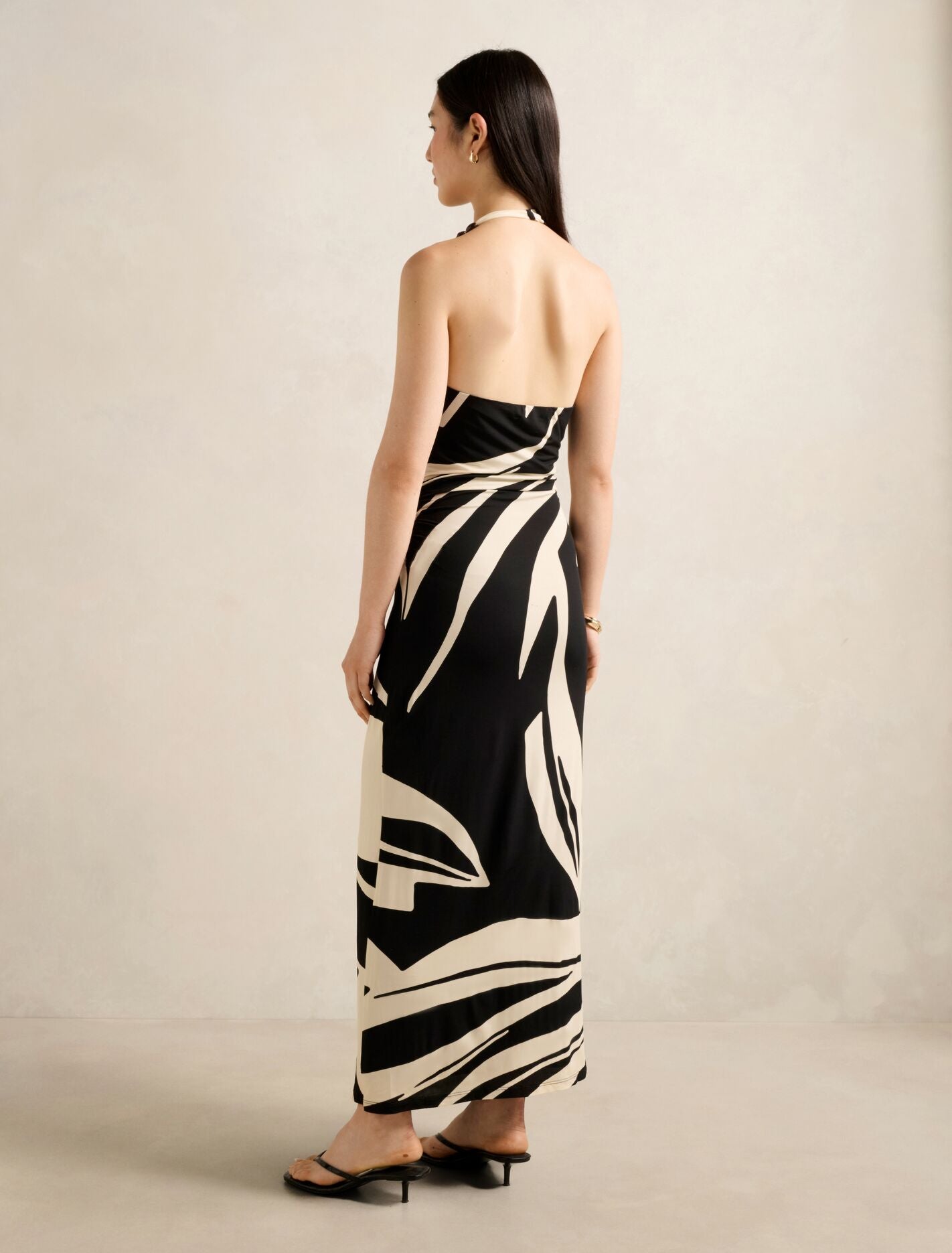 Caitie Draped Jersey Midi Dress Forever New