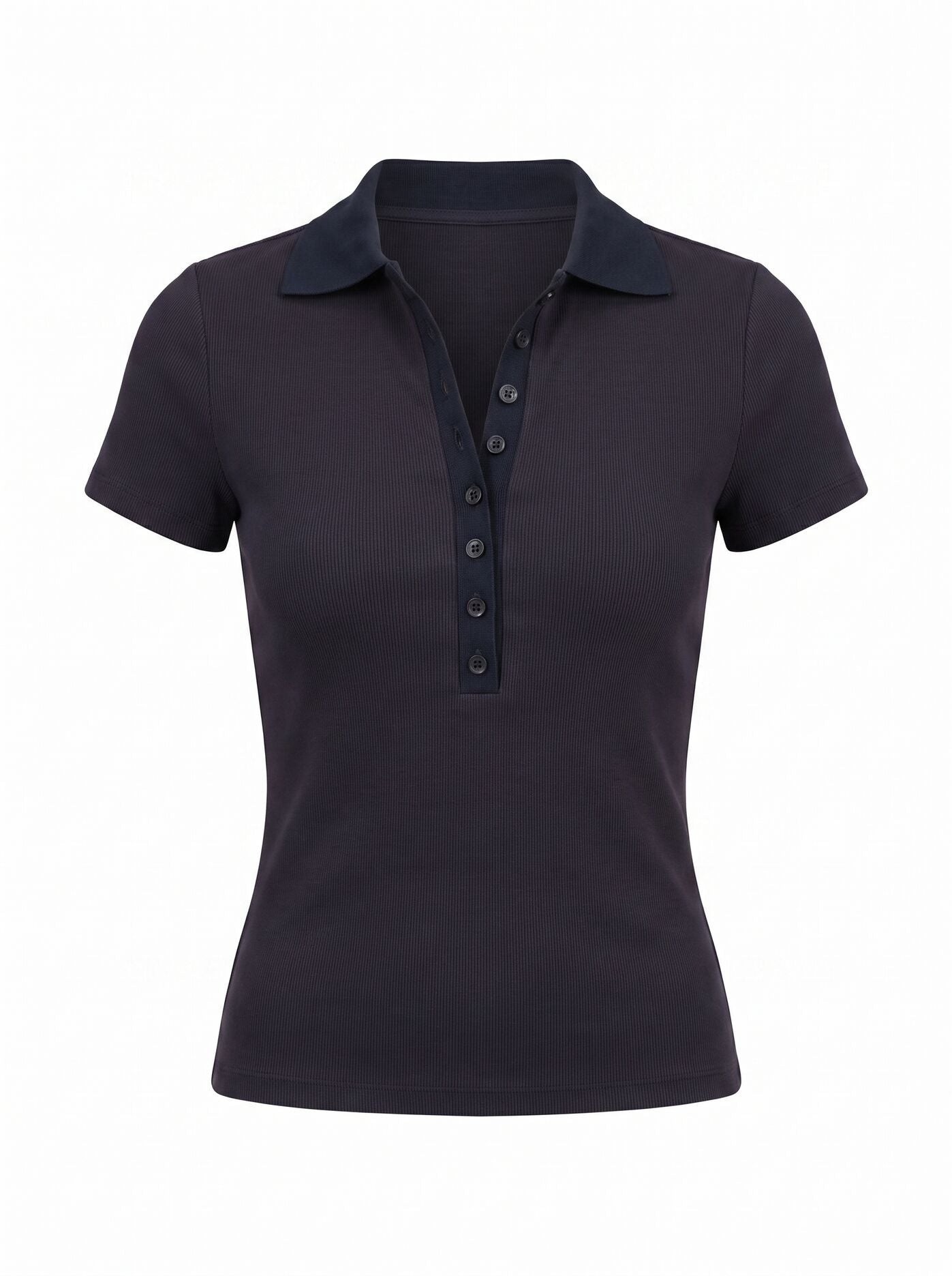 Aaliyah Ribbed Polo Top Forever New