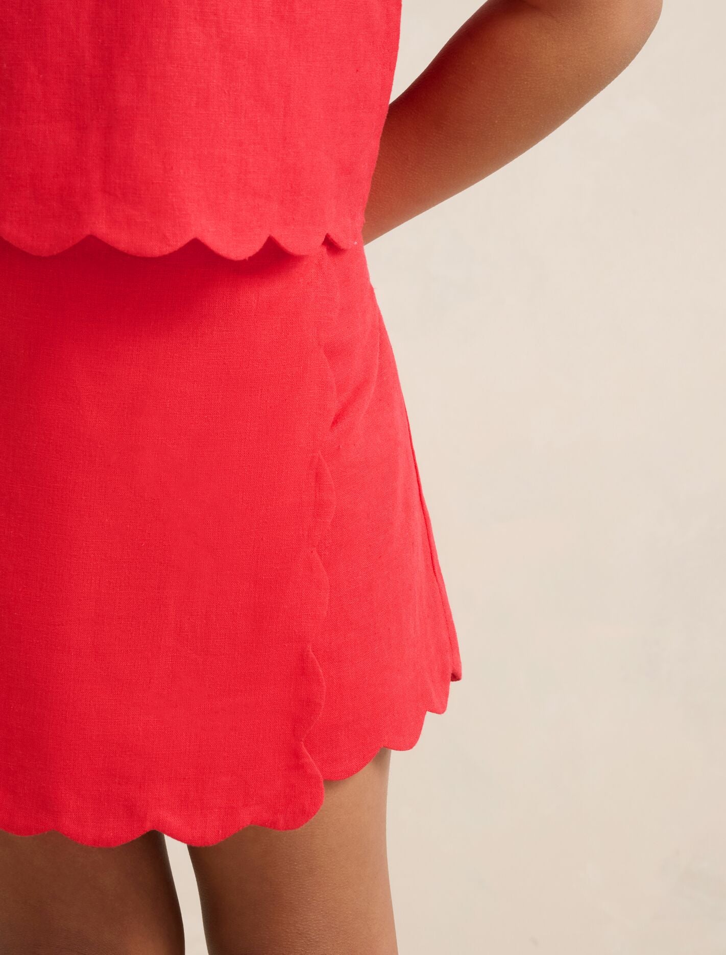 Aria Girls Scalloped Skort Forever New