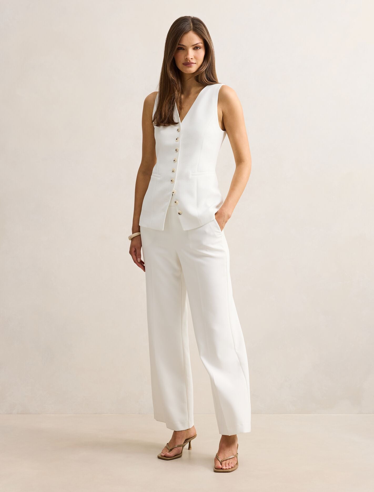 Ayla Contrast Waistcoat Forever New