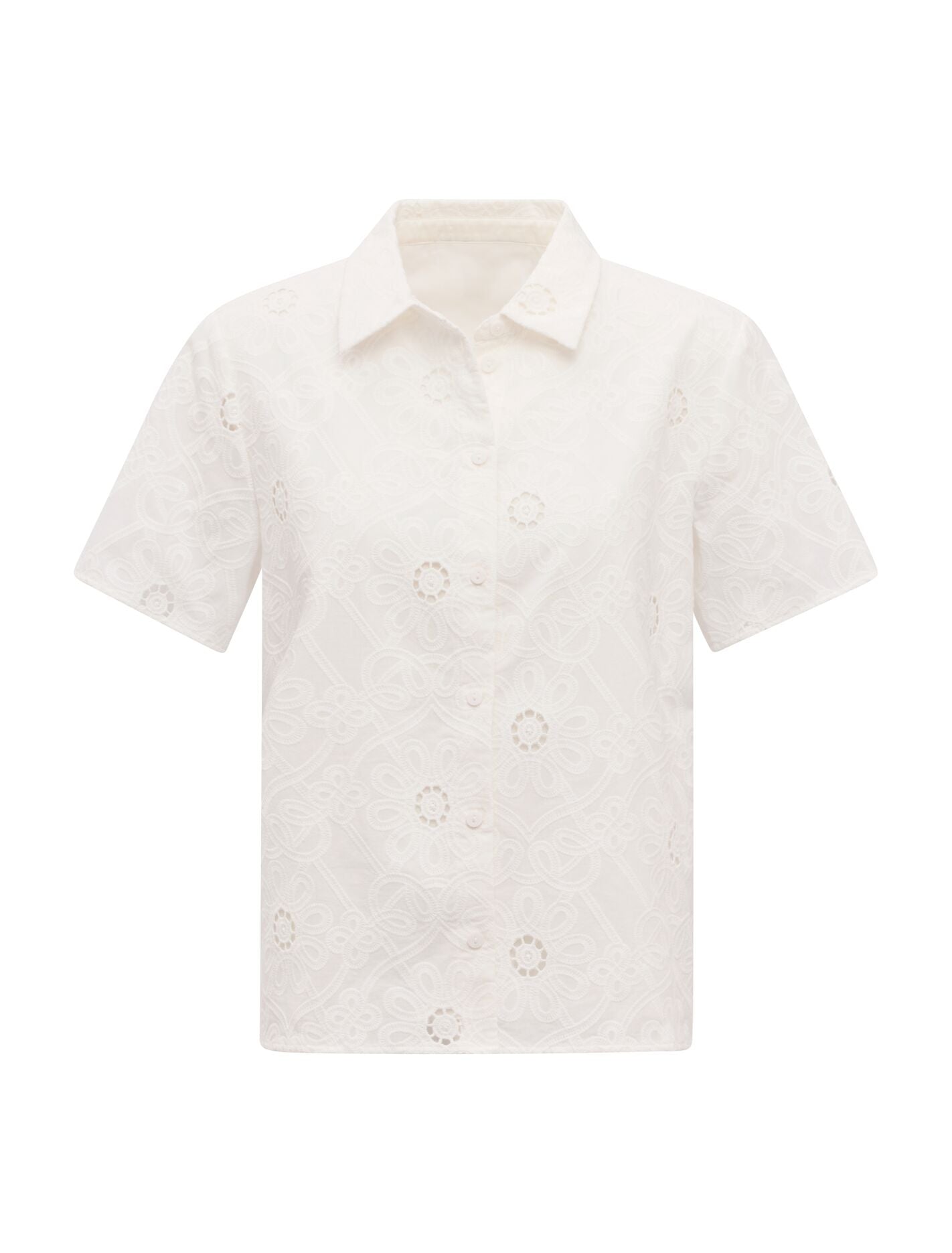 Bridie Embroidery Shirt Forever New