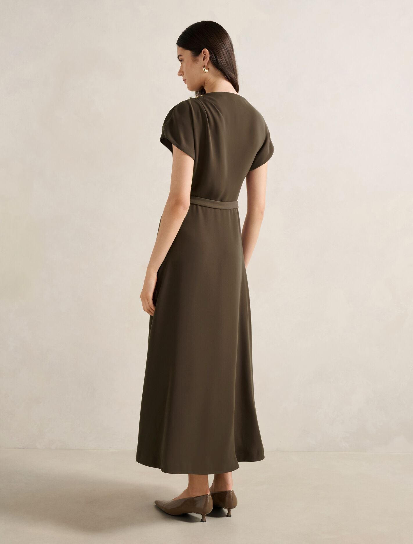 Kylee Button Neck Dress Forever New