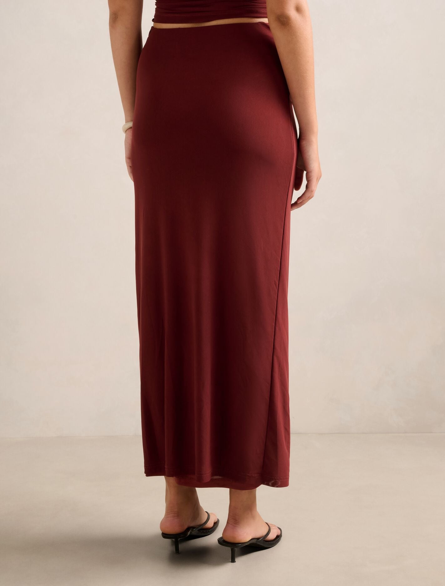 Savannah Ruched Mesh Skirt Forever New