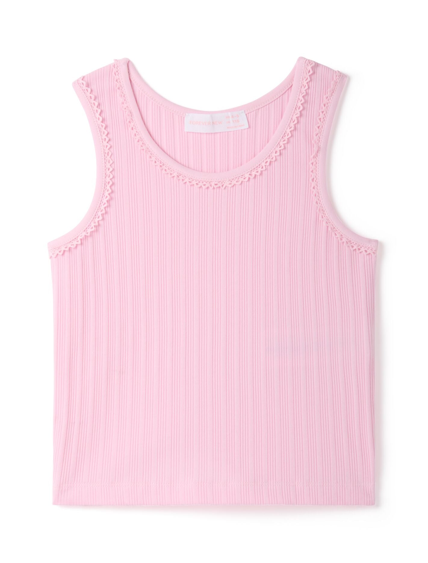 Tessa Girls Rib Tank Top Forever New