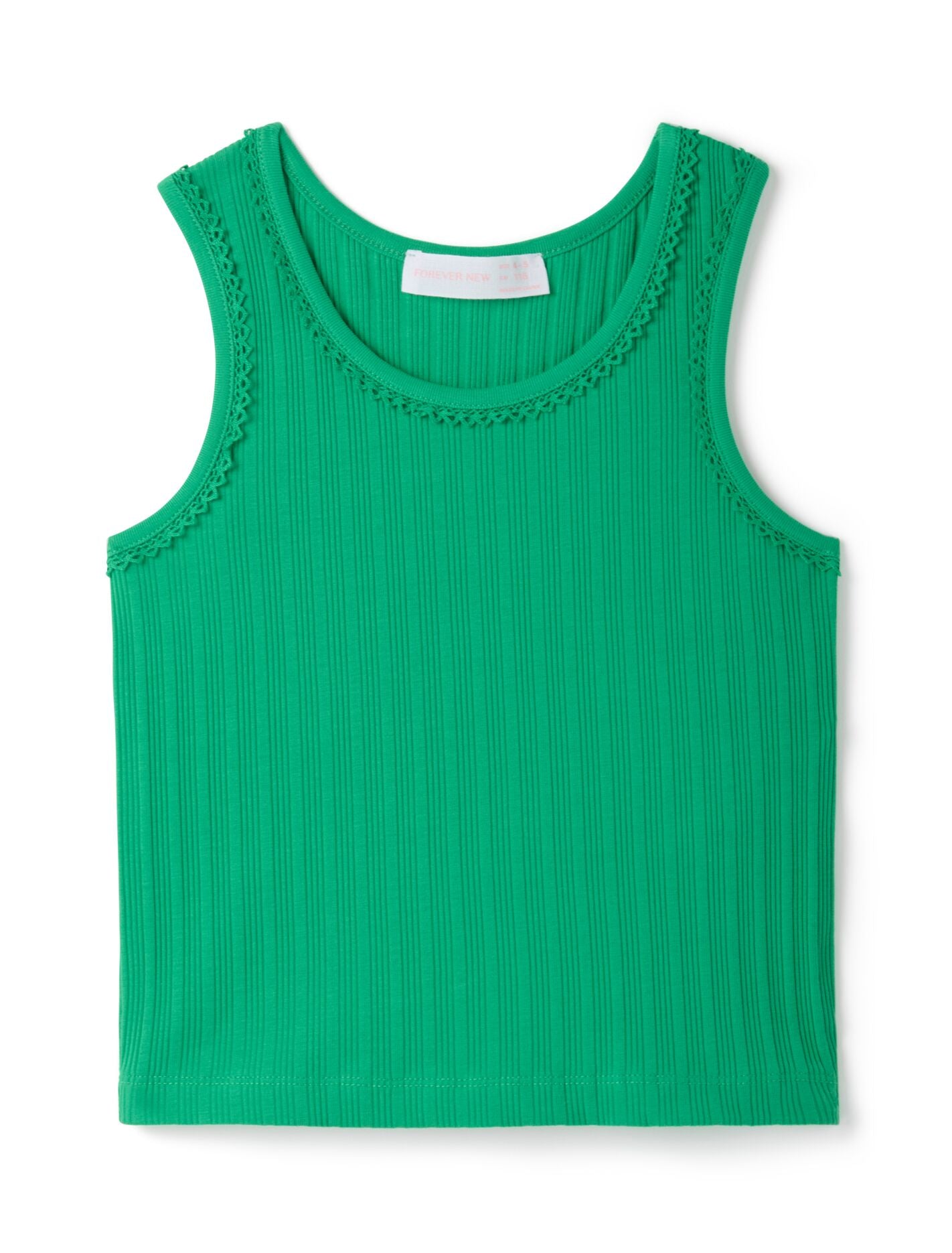 Tessa Girls Rib Tank Top Forever New