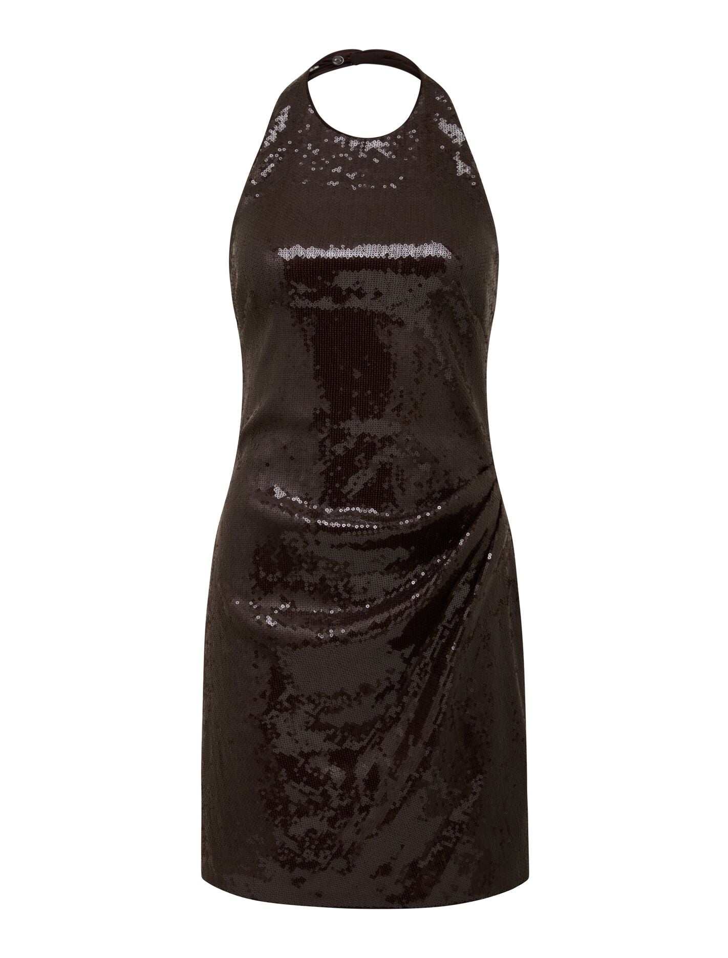 Tate Sequin Halter Mini Dress Forever New