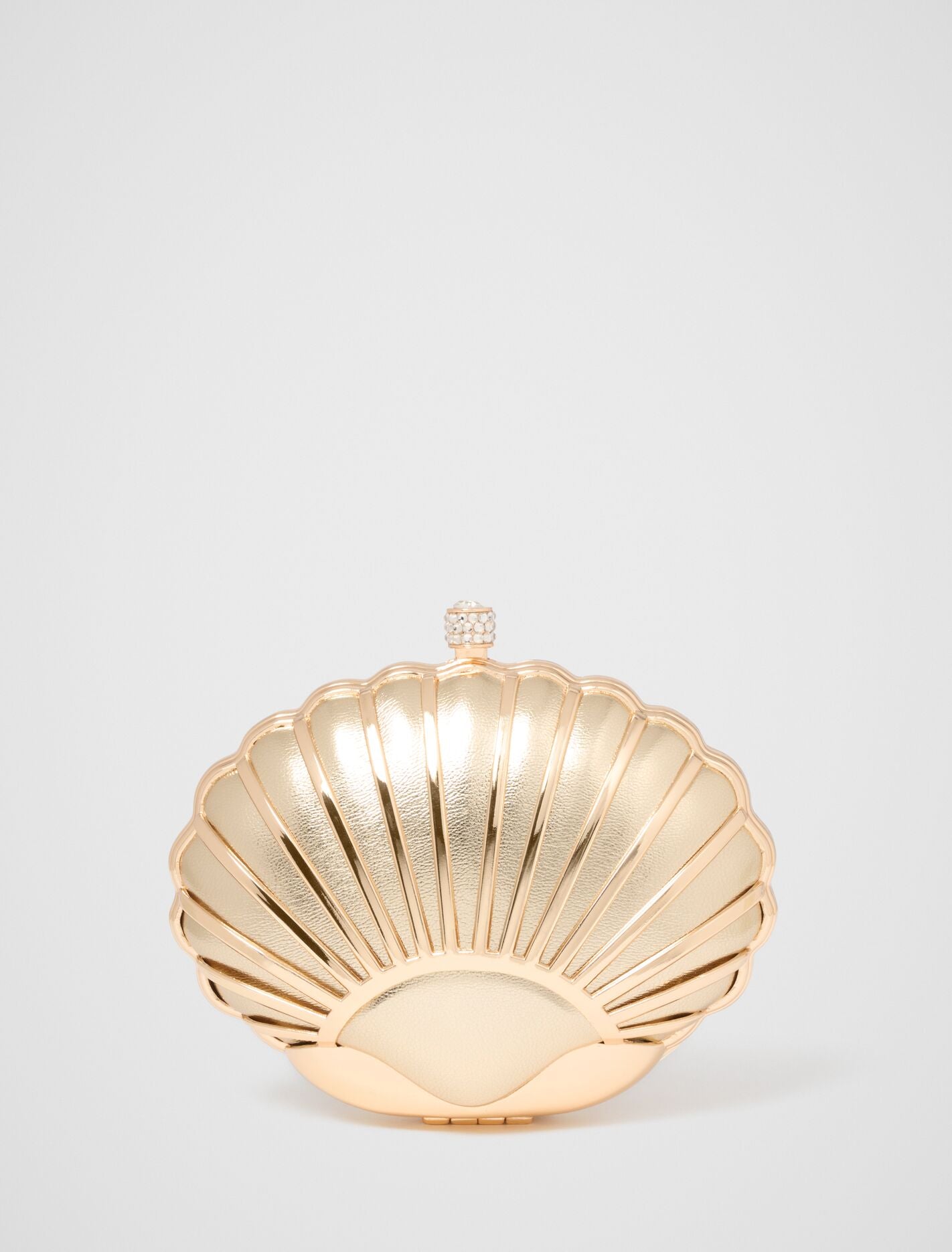 Lizzie Shell Hardcase Clutch 0 Gold Forever New