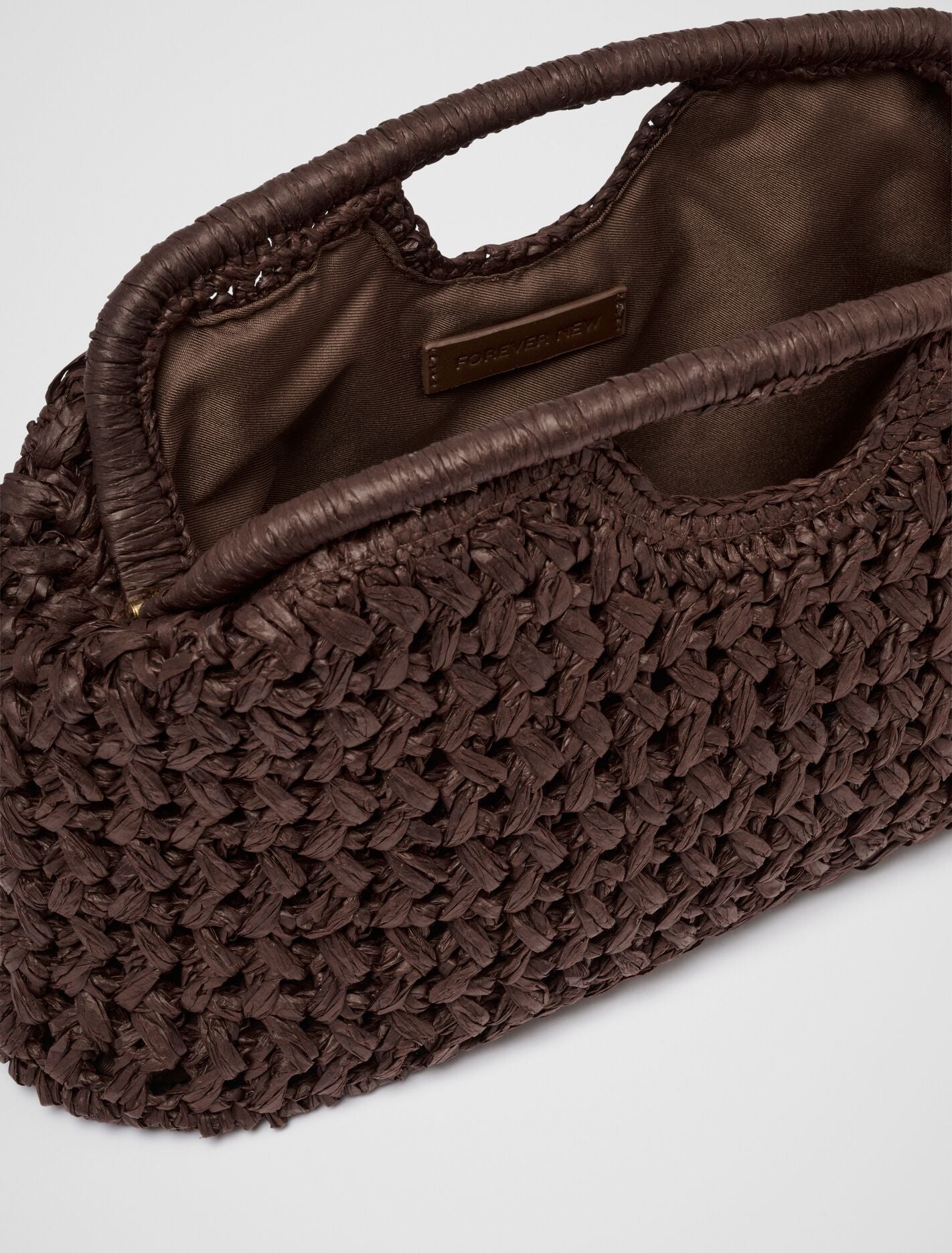 Shara Weave Frame Clutch Forever New