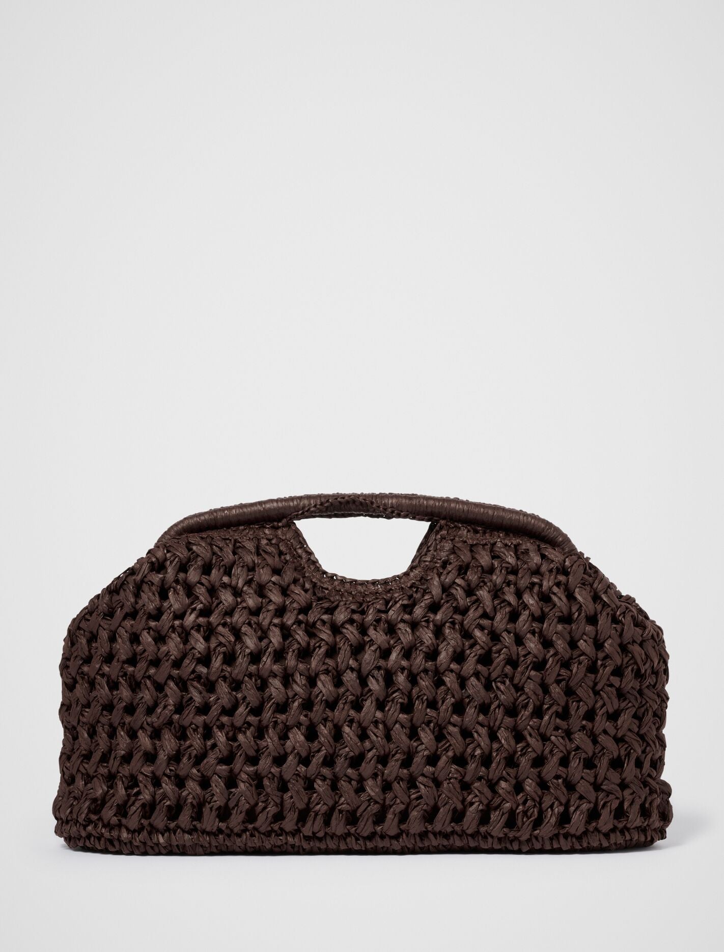 Shara Weave Frame Clutch 0 Chocolate Forever New