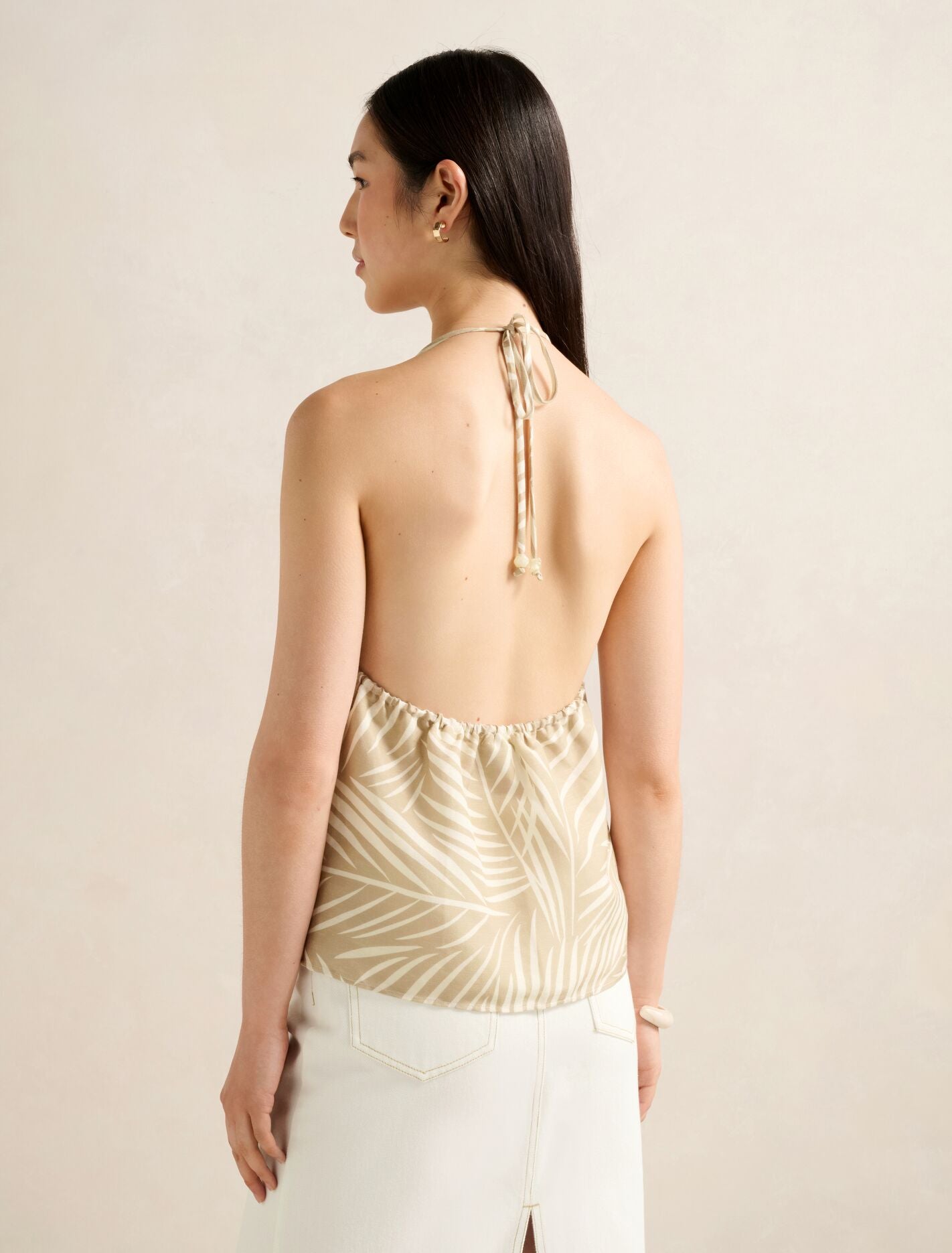 Harper Scoop Halter Top Forever New