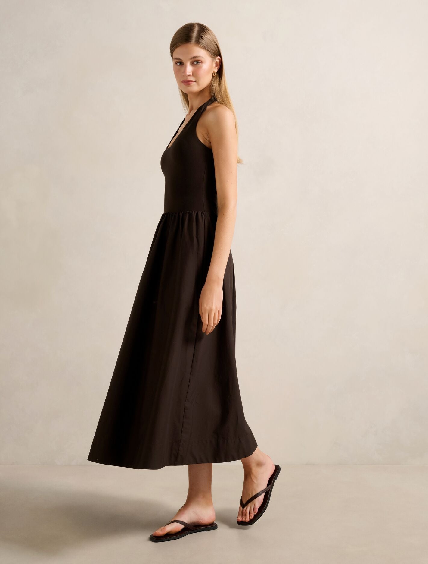Margot 2 In 1 Halter Midi Dress