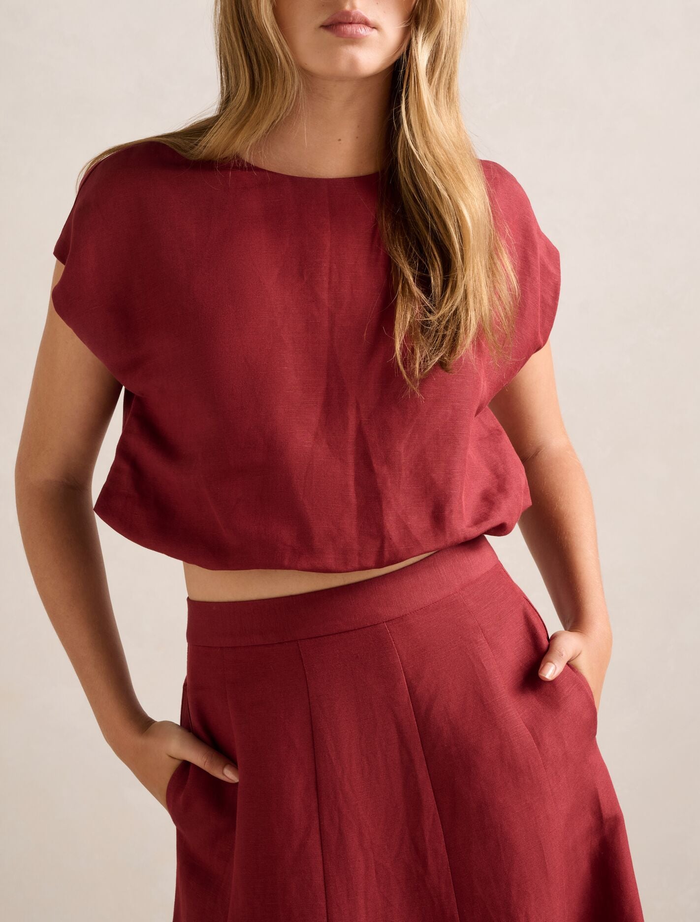 Georgina Bubble Hem Top