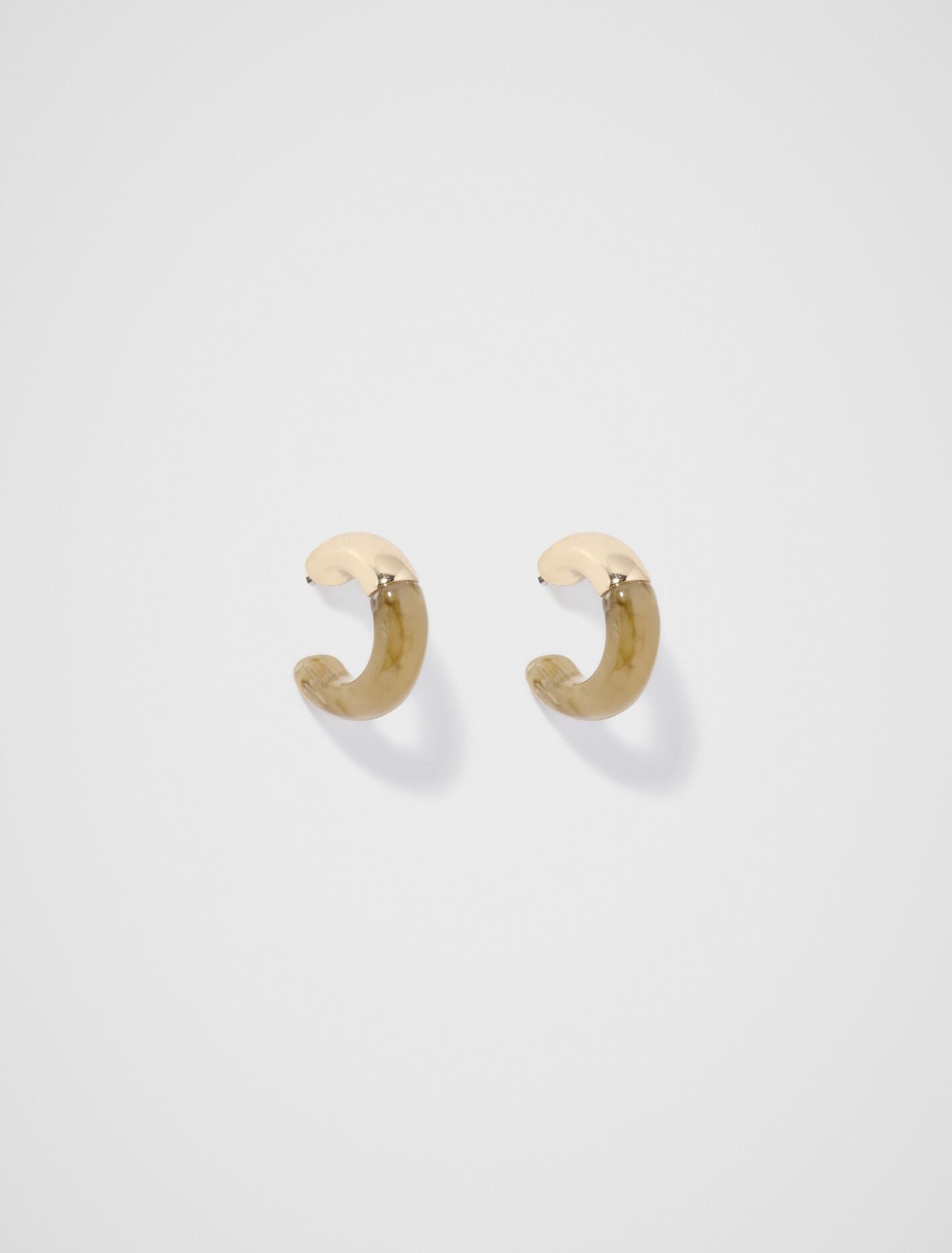 Rochelle Mixed Hoop Earrings 0 Olive Gold Forever New
