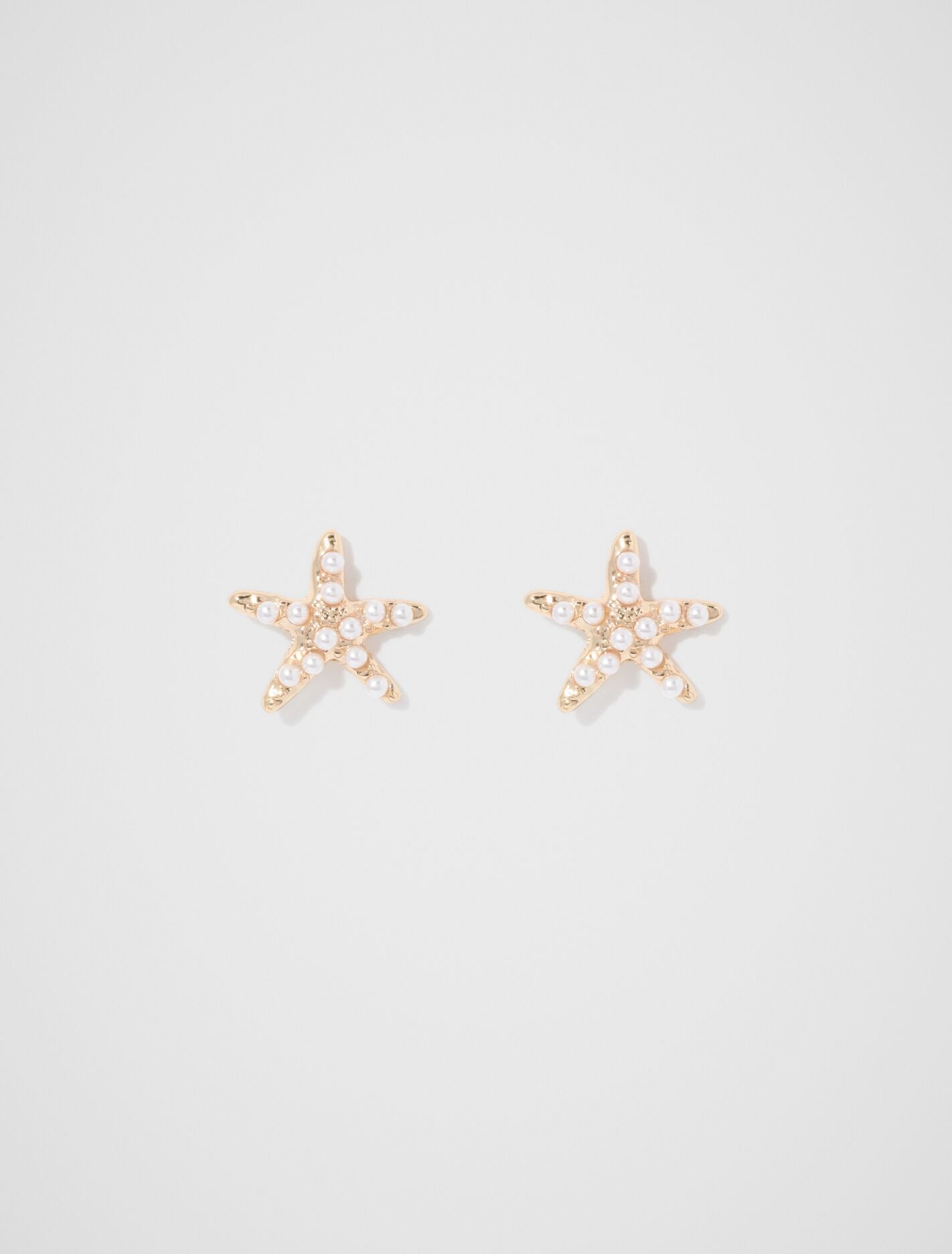 Eliza Starfish Pearl Earrings 0 Pearl Gold Forever New