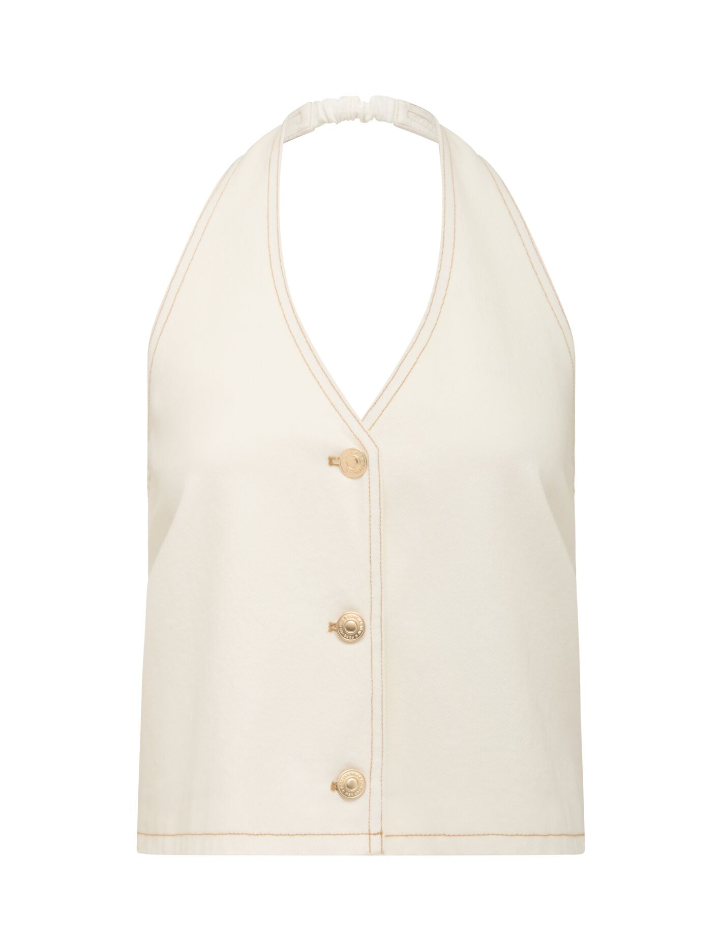 Frankie Denim Halter Top Forever New