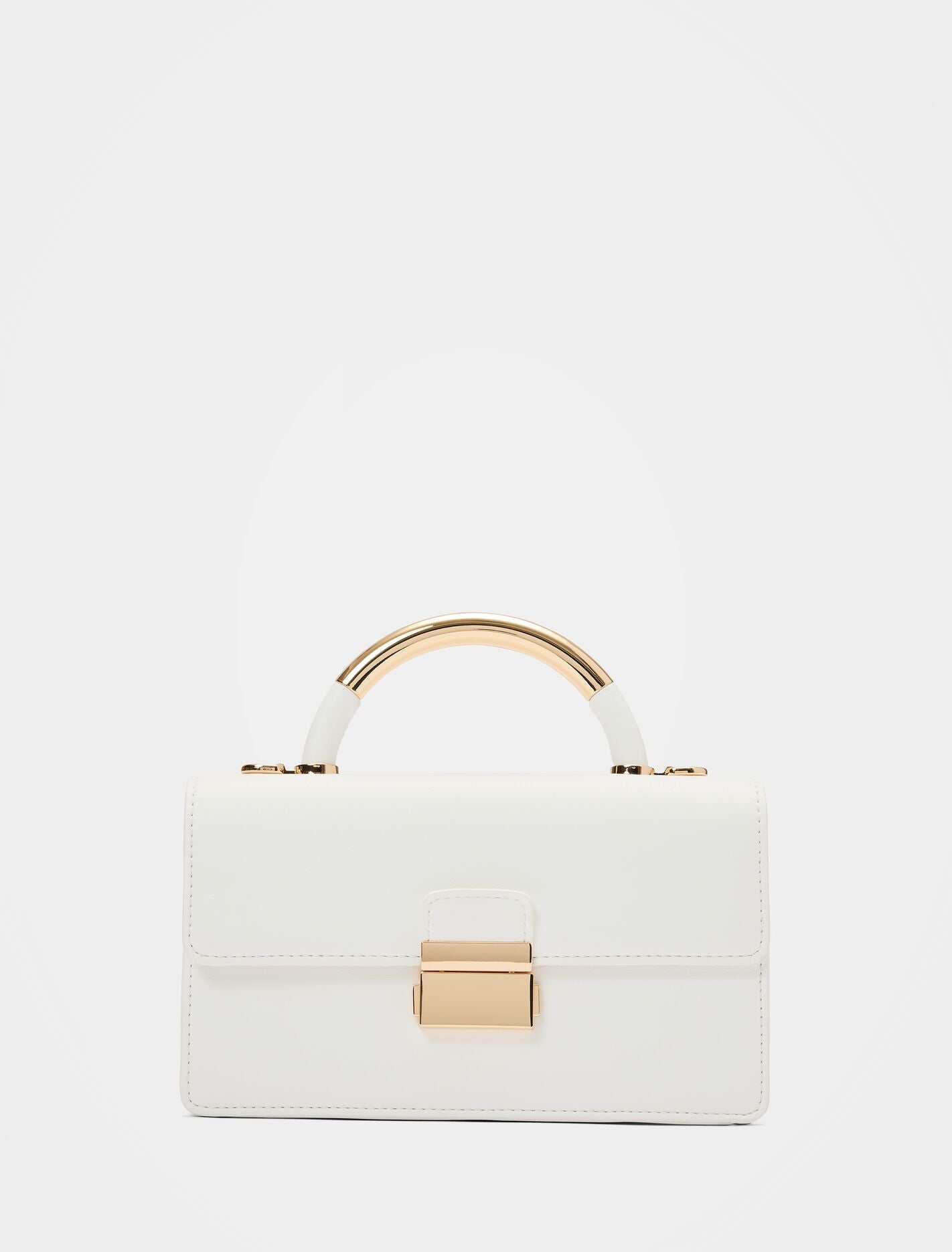 Kaylee Top Handle Mini Bag 0 White Forever New