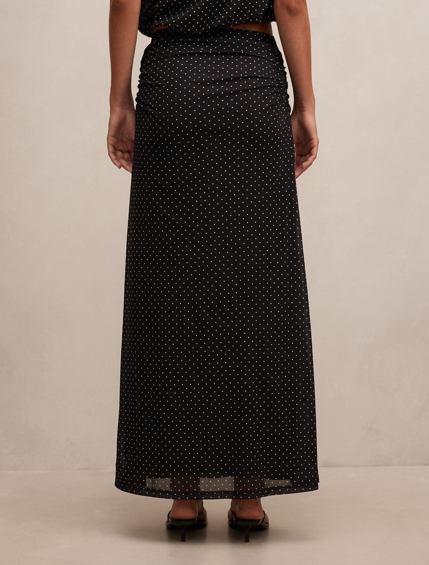Mimi Flute Maxi Skirt Forever New