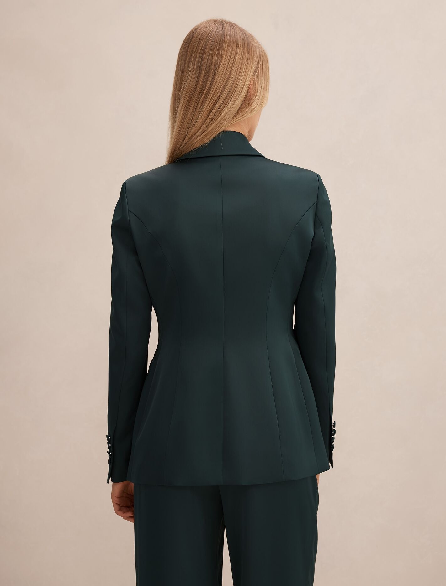 Solana Satin Single Breasted Blazer Forever New