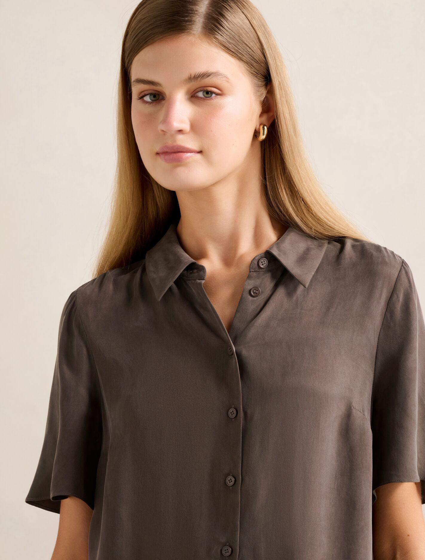 Allegra Cupro Shirt Forever New