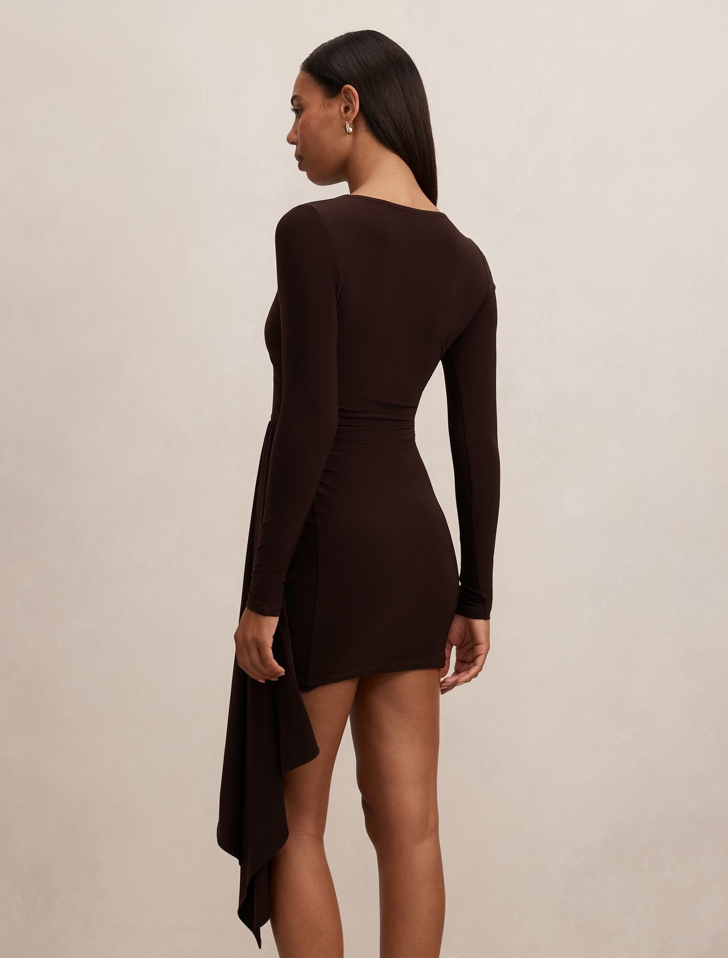 Susie Draped Jersey Mini Dress Forever New