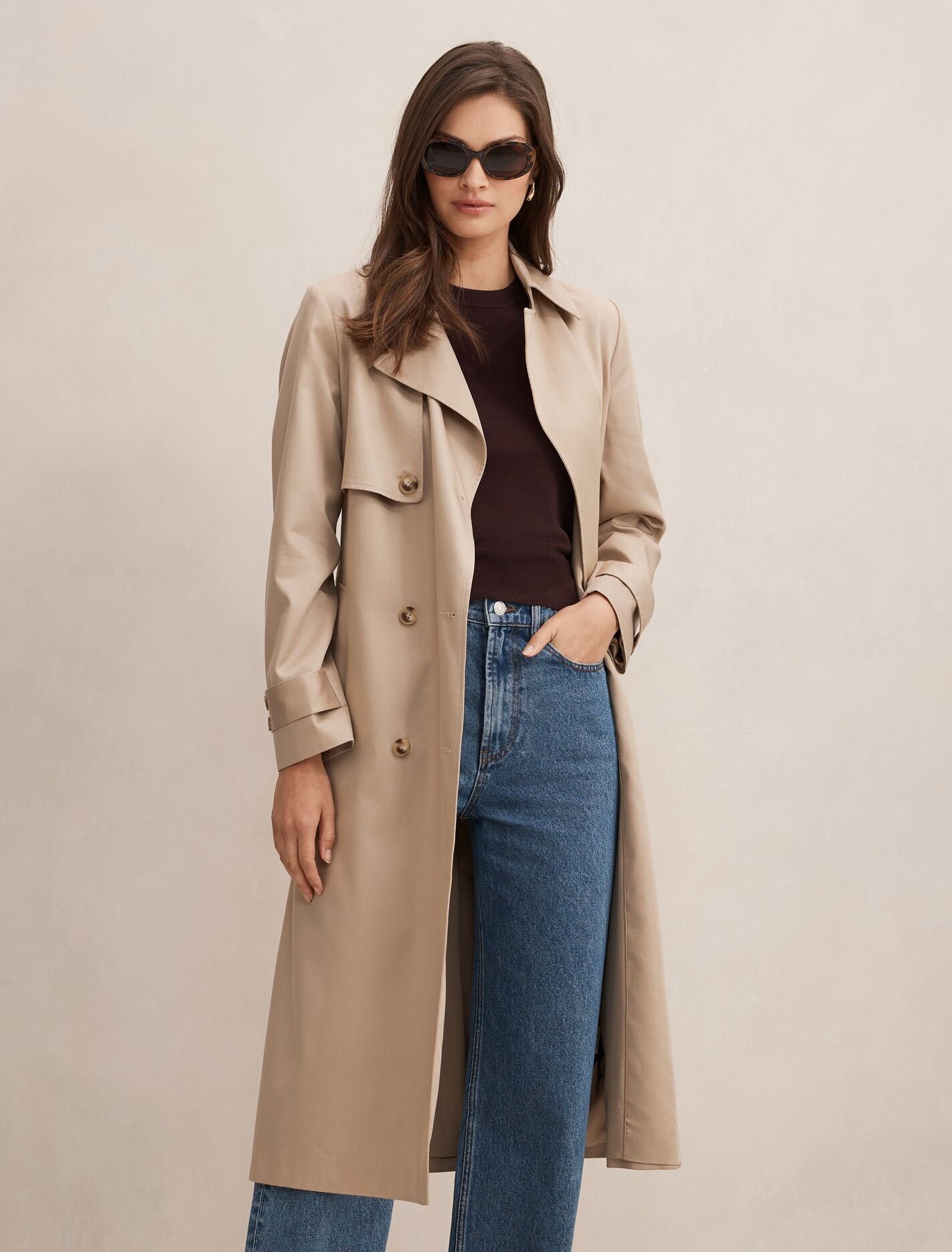 Ricky Soft Trench Coat Forever New