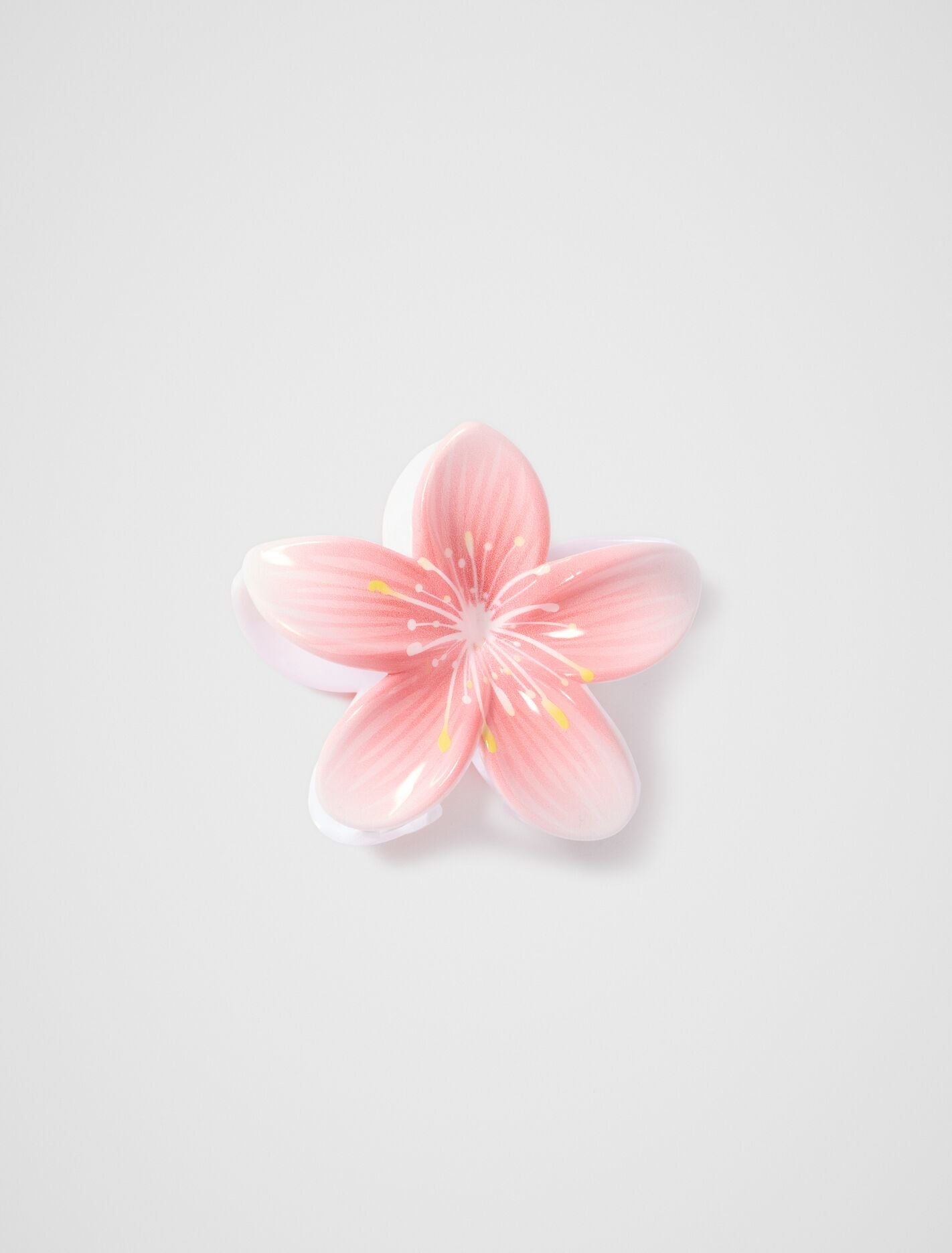 Ava Tropical Flower Claw Clip 0 Pink Forever New