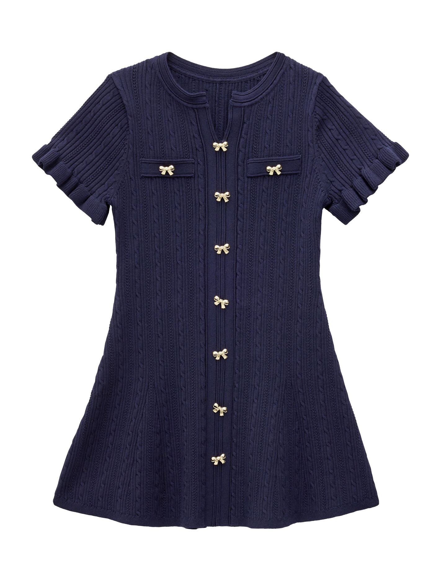 Violet Stitch Interest Girls Mini Dress Forever New