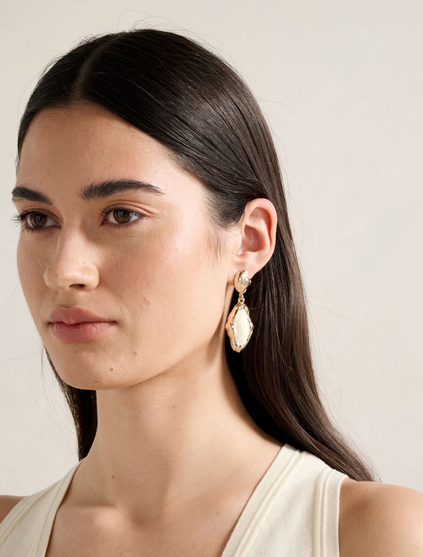 Signature Martha Molten Drop Earrings Forever New