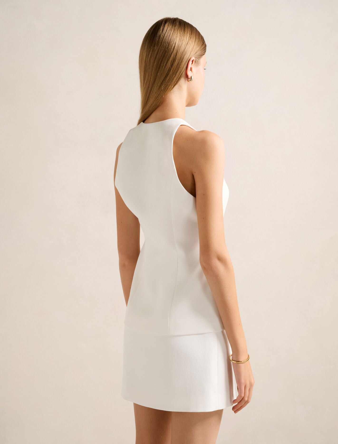 Carly Button Waistcoat Forever New