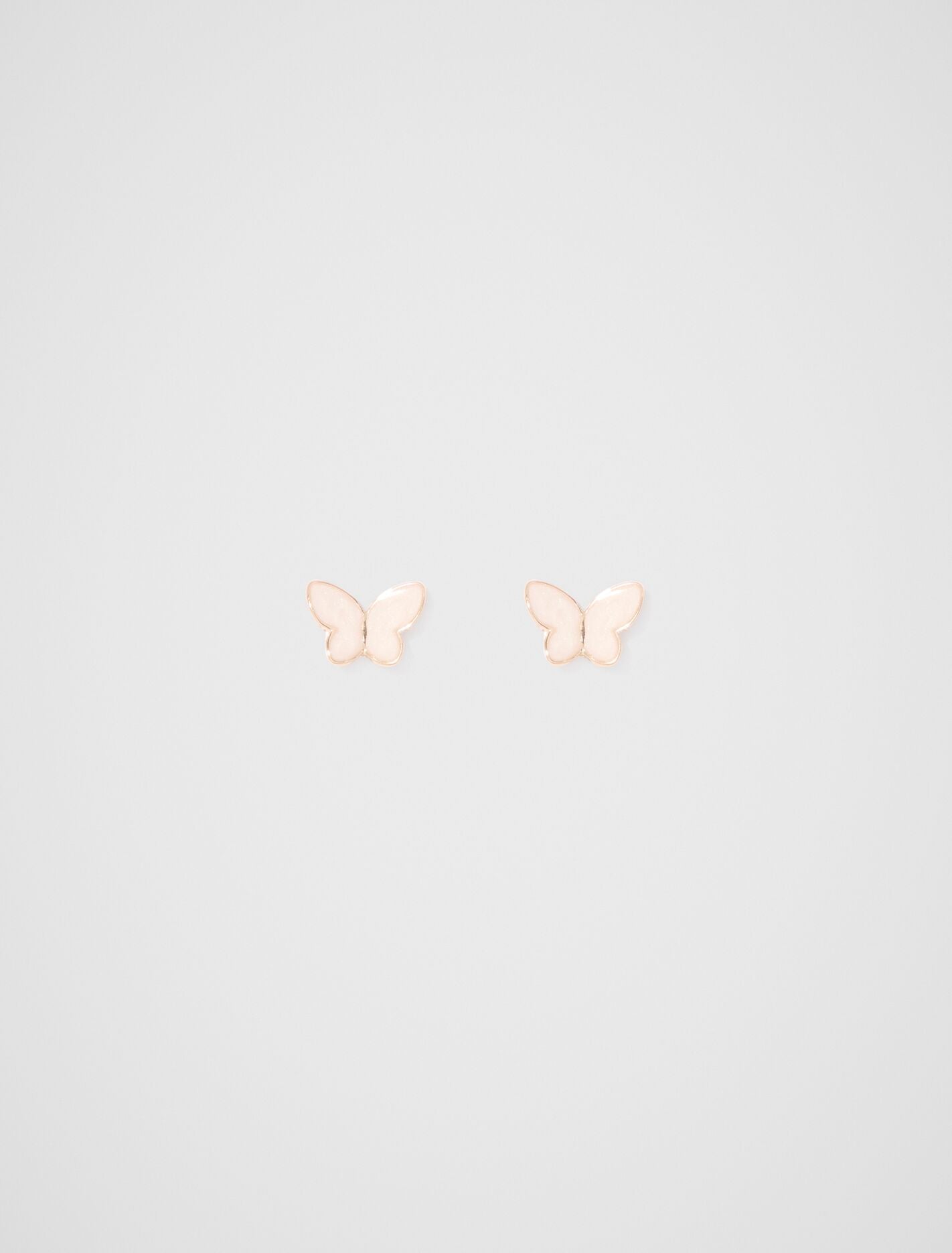 Betty Butterfly Stud Earrings 0 Ivory Gold Forever New