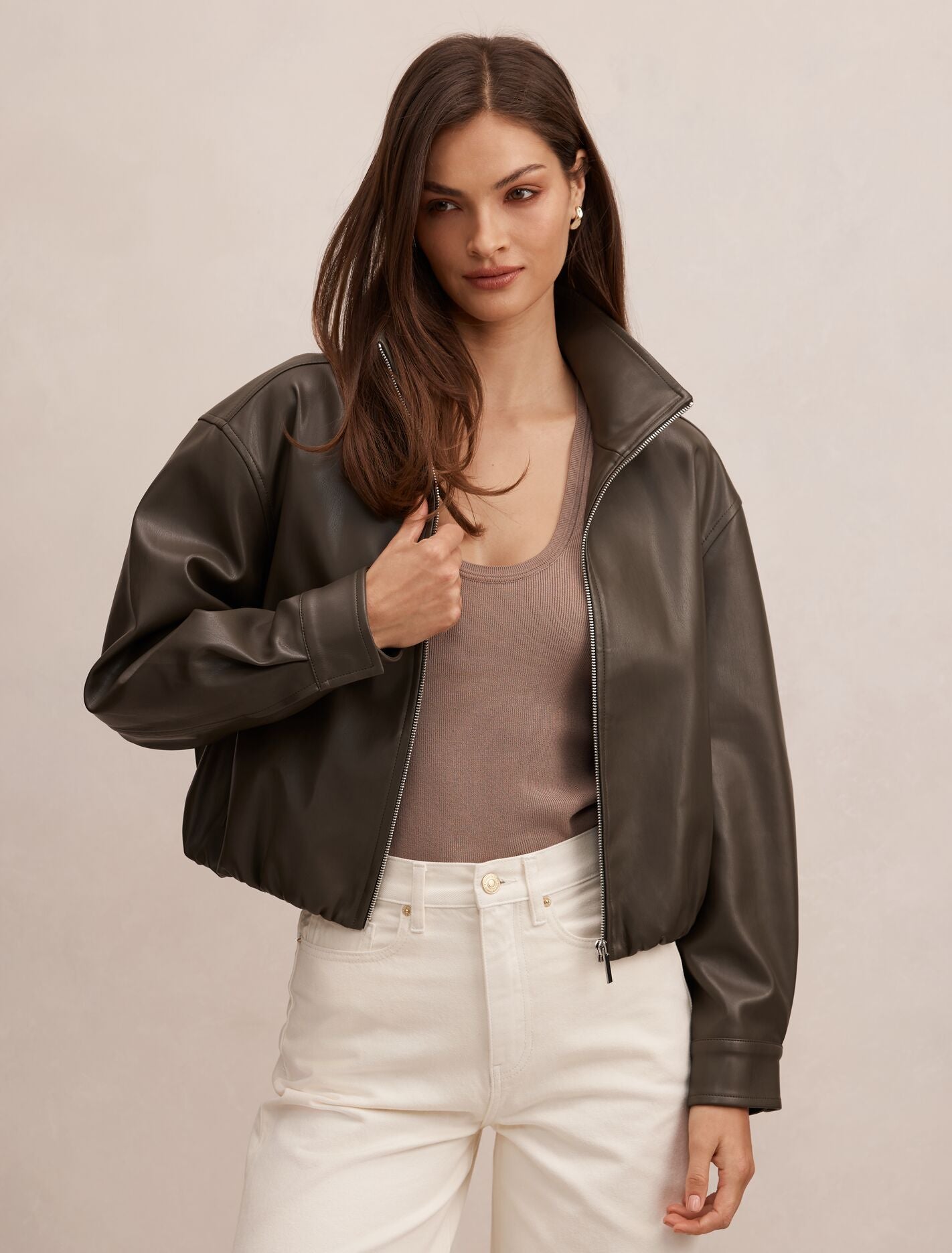 Julia Pu Funnel Neck Jacket Forever New