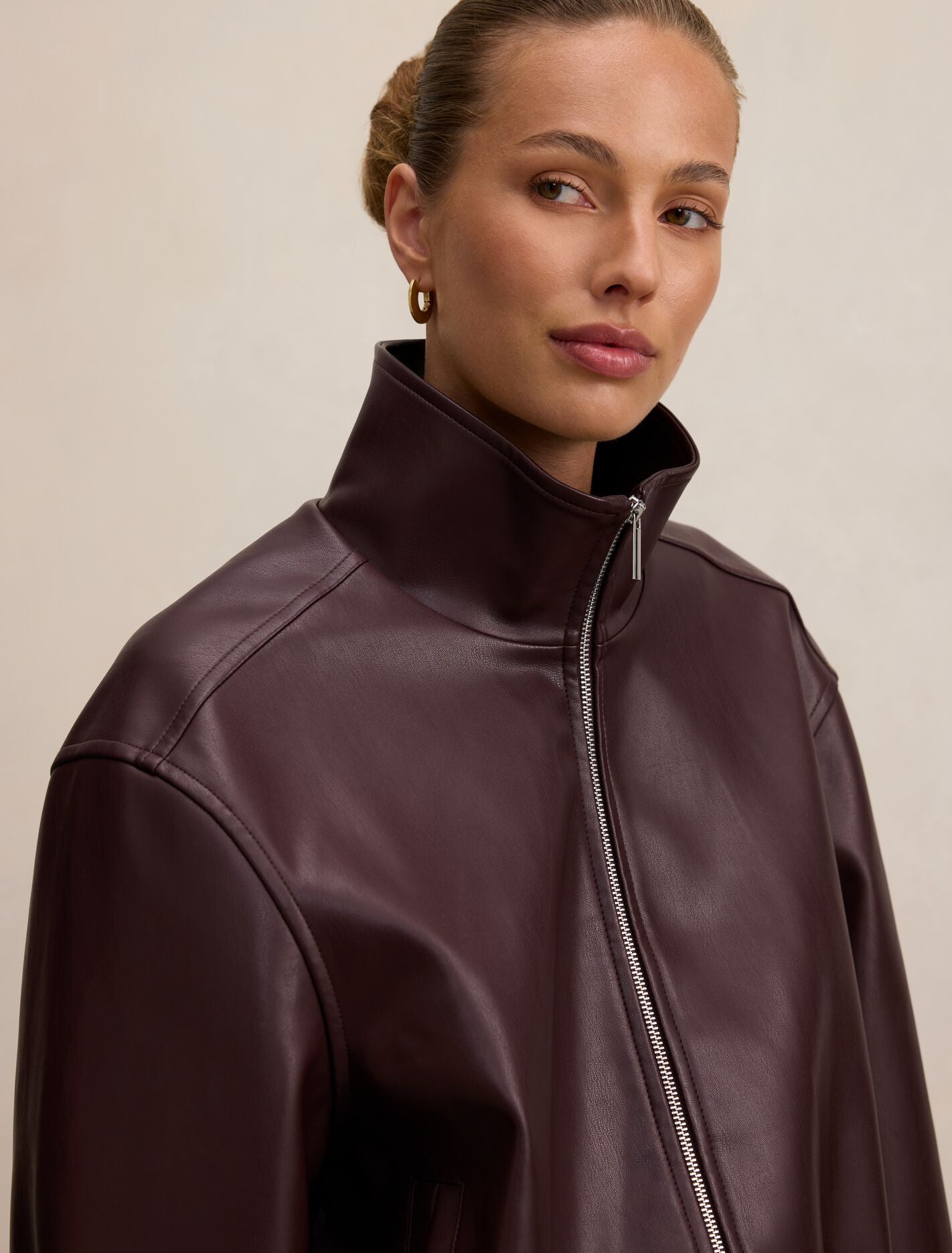 Julia Pu Funnel Neck Jacket Forever New