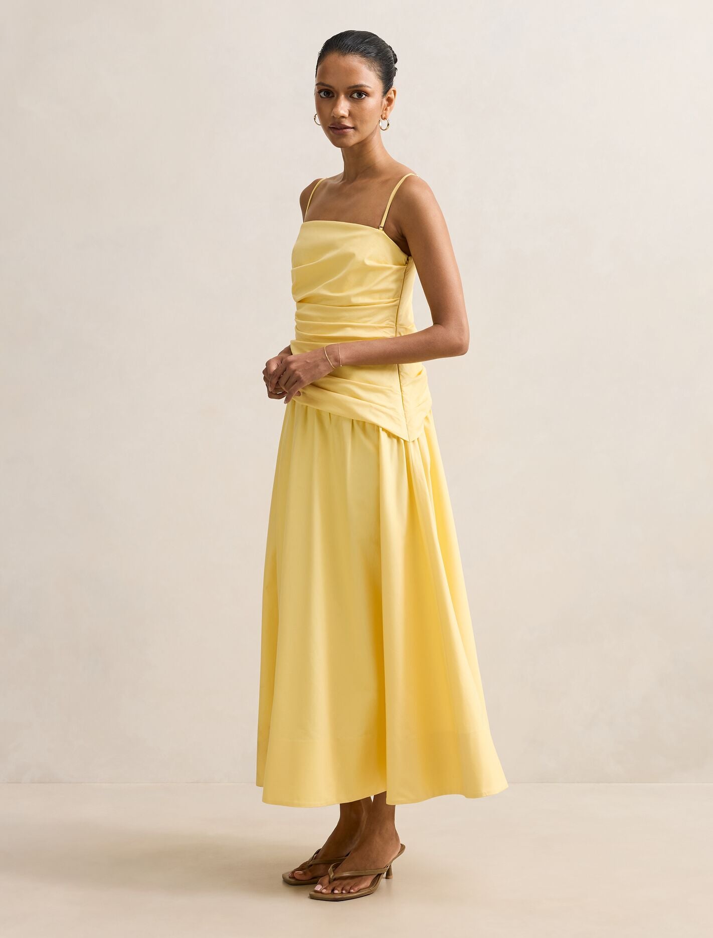 Ashton Petite Ruched Midi Dress Forever New