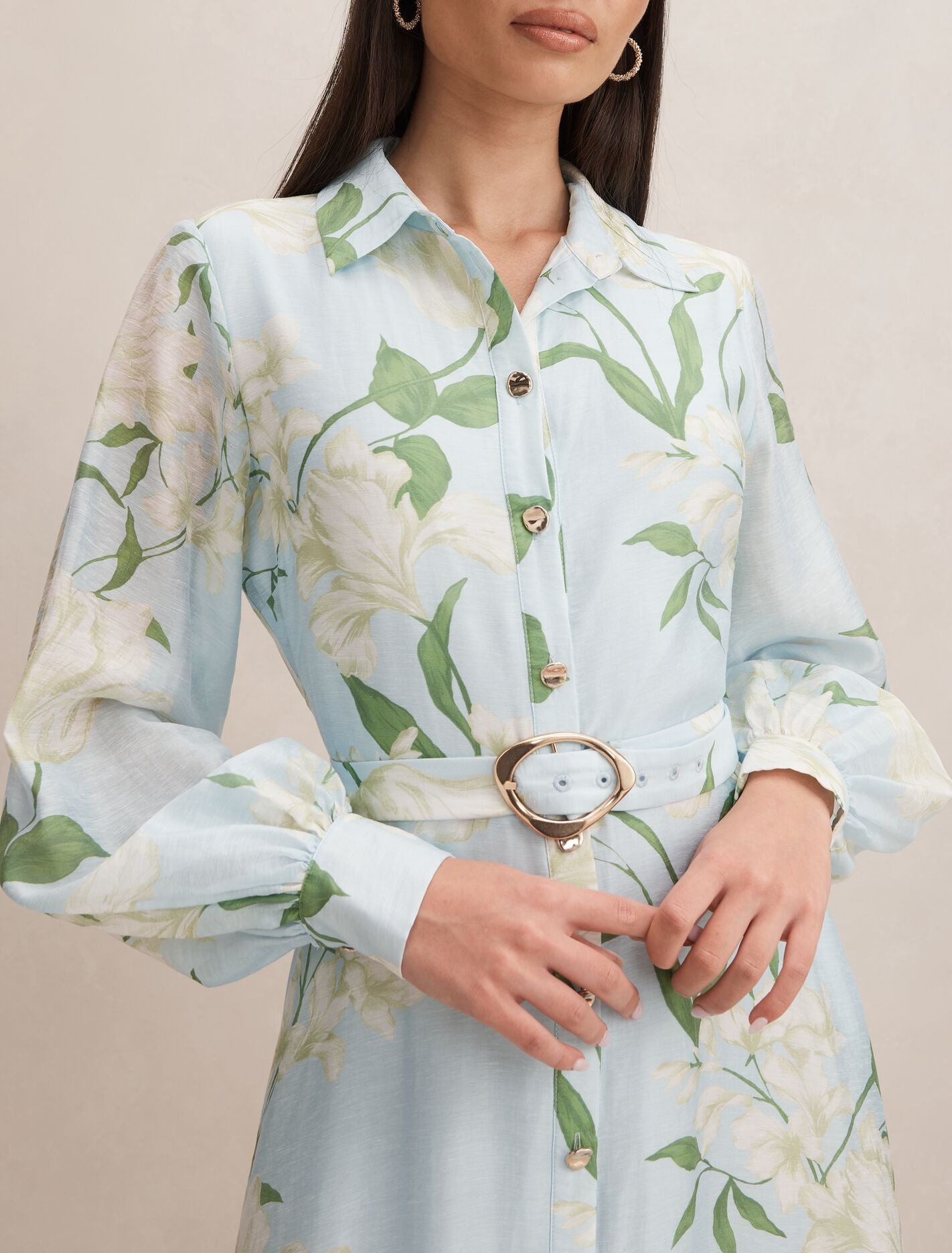 Freya Printed Shirt Dress Forever New