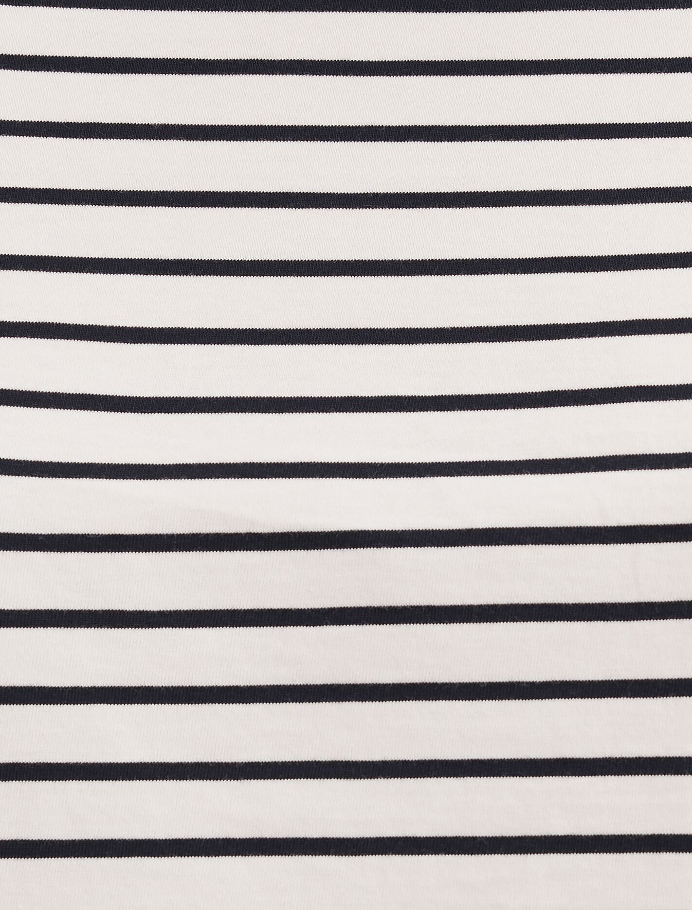 Dolly Stripe Scallop T-Shirt Forever New