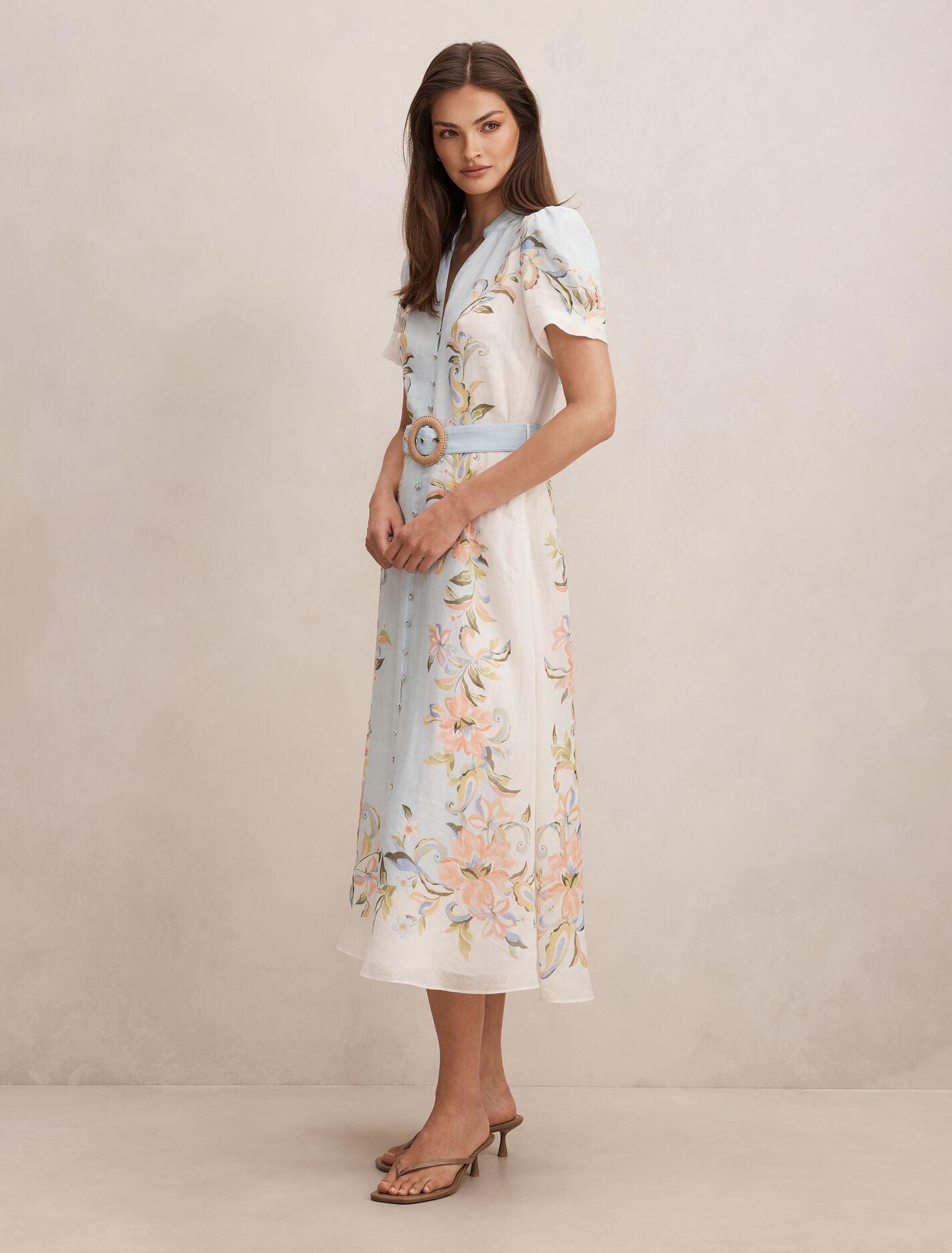 Briana Printed Shirt Dress Forever New