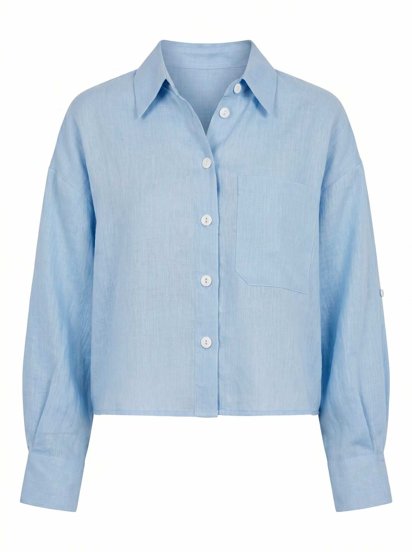 Bowie Cropped Shirt Forever New