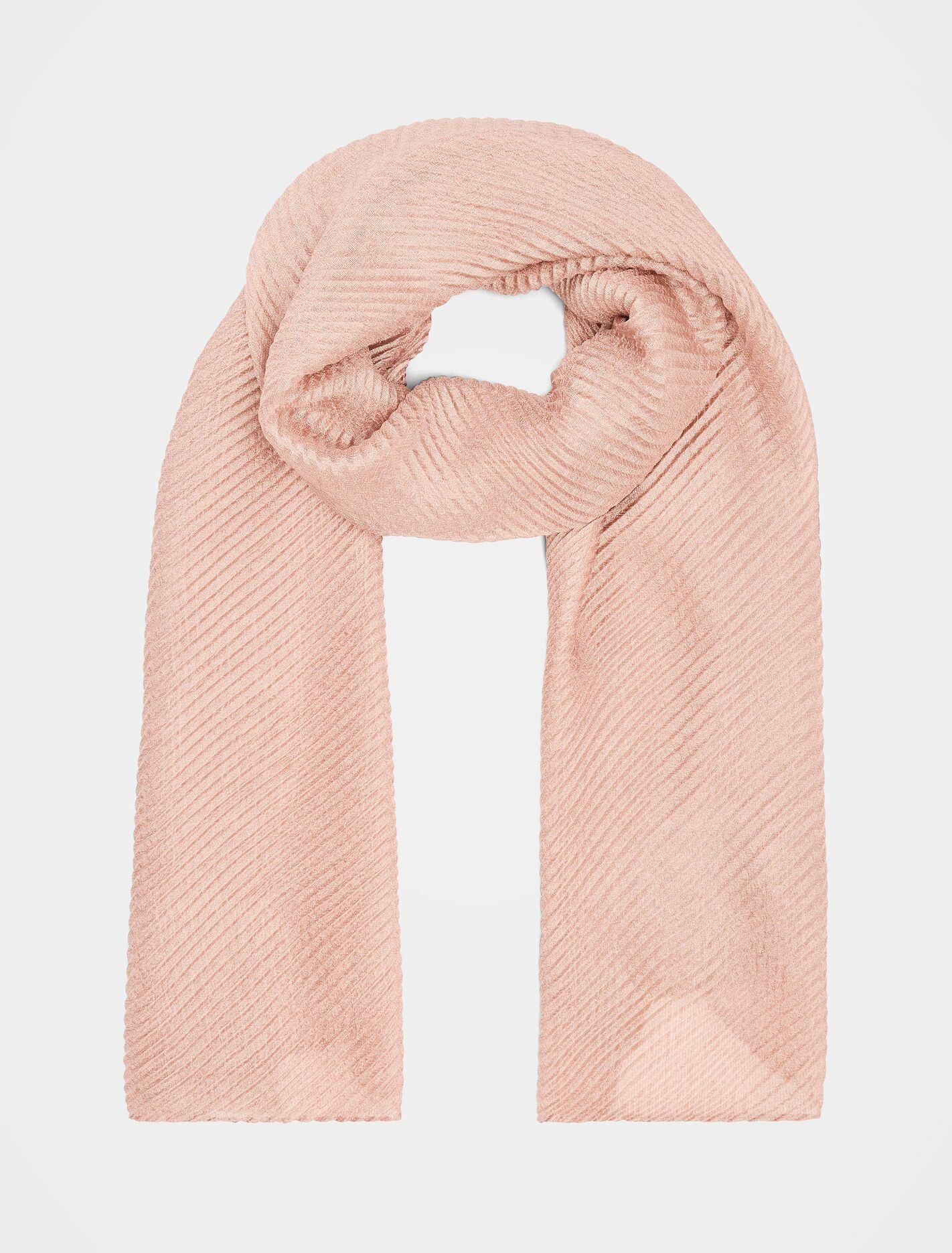 Harriet Pleated Scarf 0 Blush Forever New