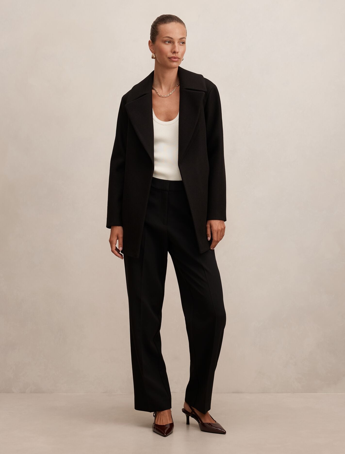 Sabrina Short Wrap Coat Forever New