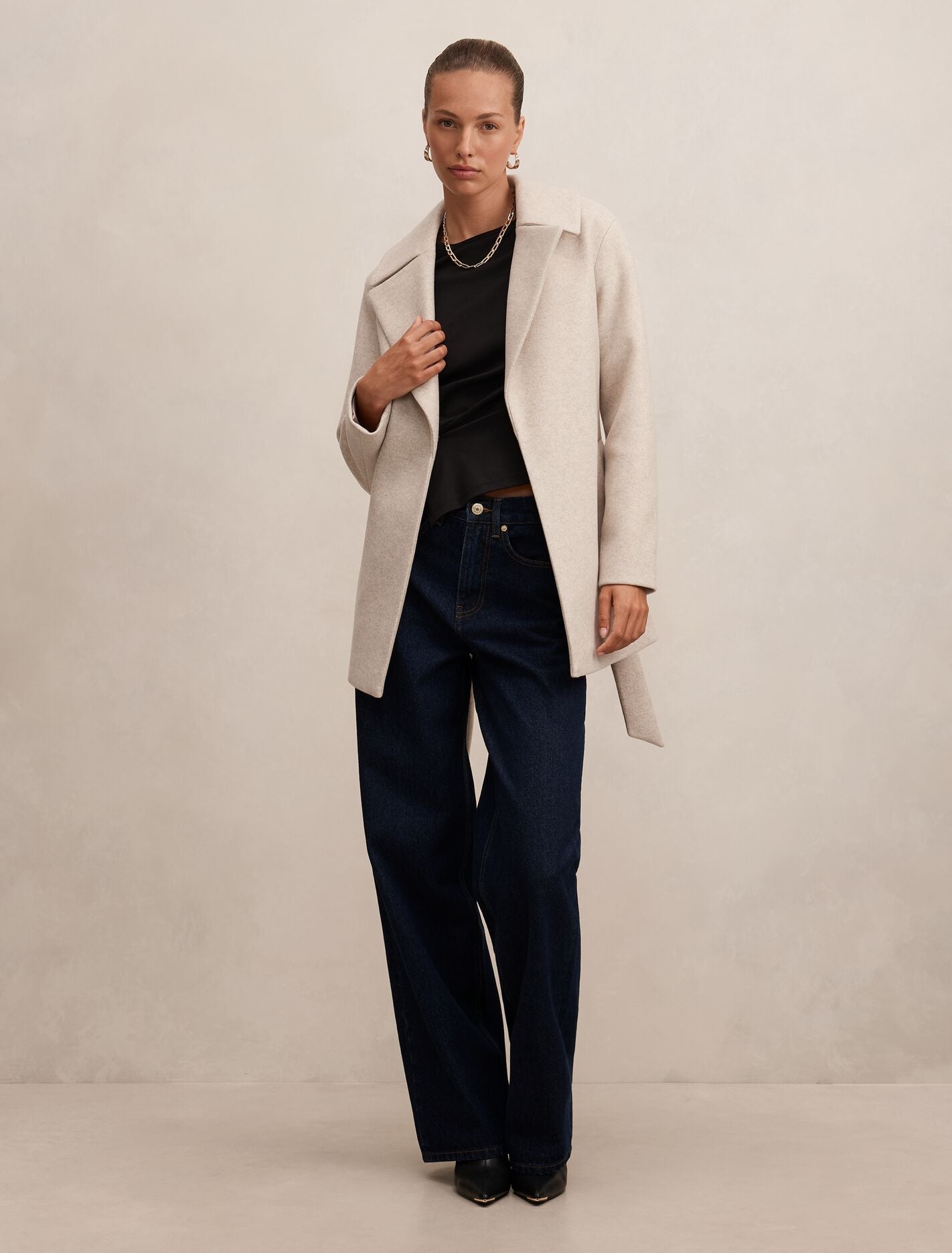 Sabrina Short Wrap Coat Forever New