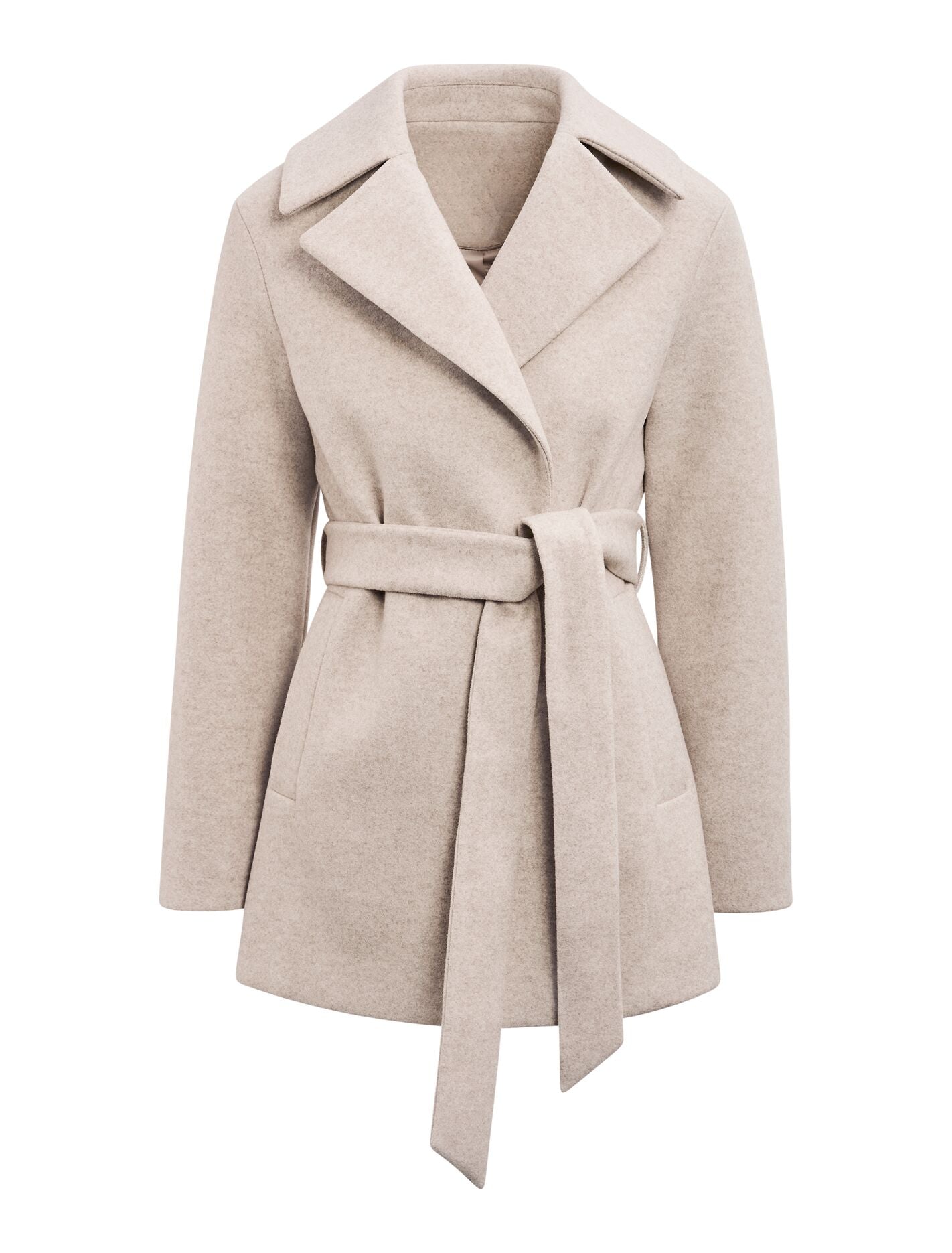 Sabrina Short Wrap Coat Forever New
