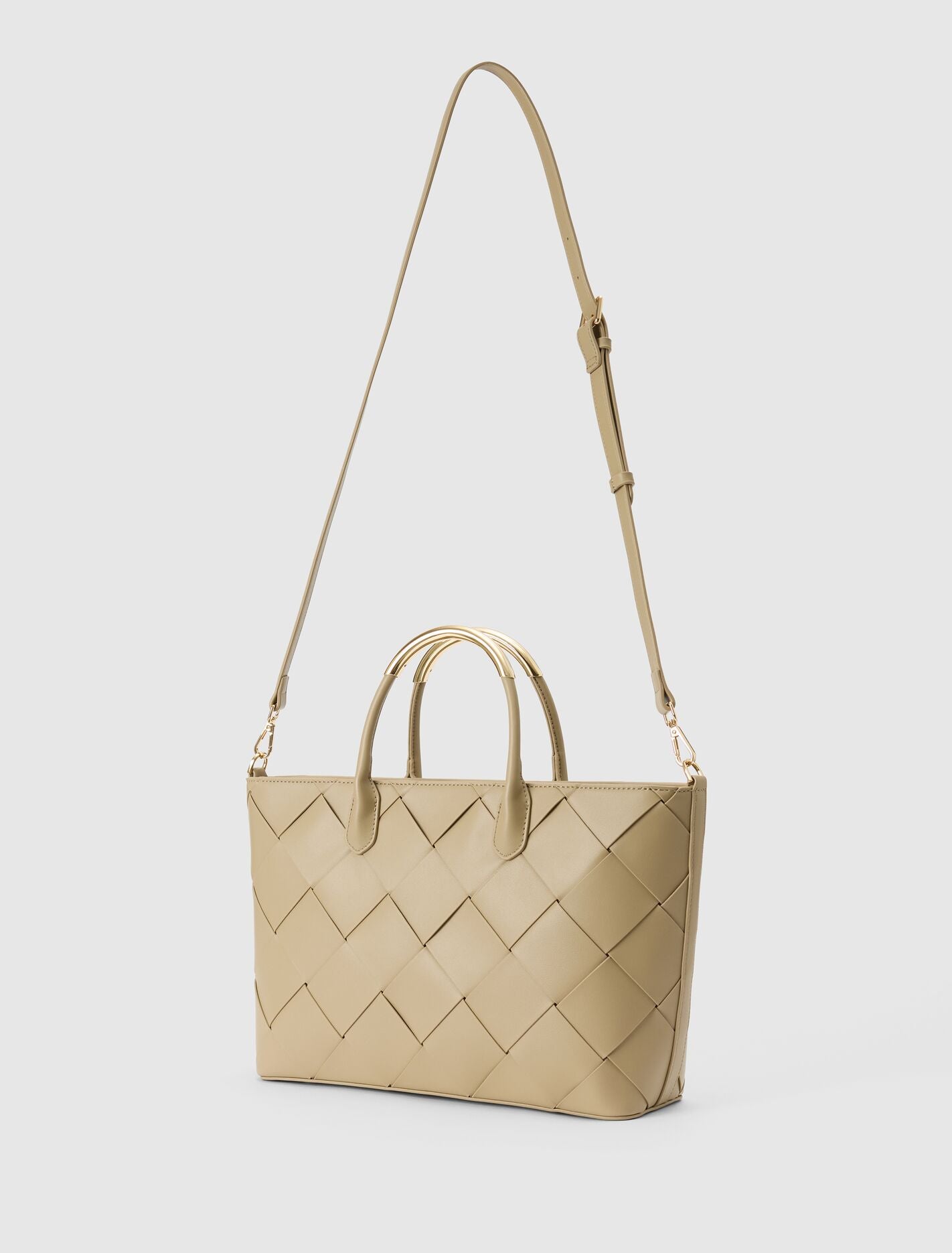 Amaya Weave Metal Handle Bag Forever New