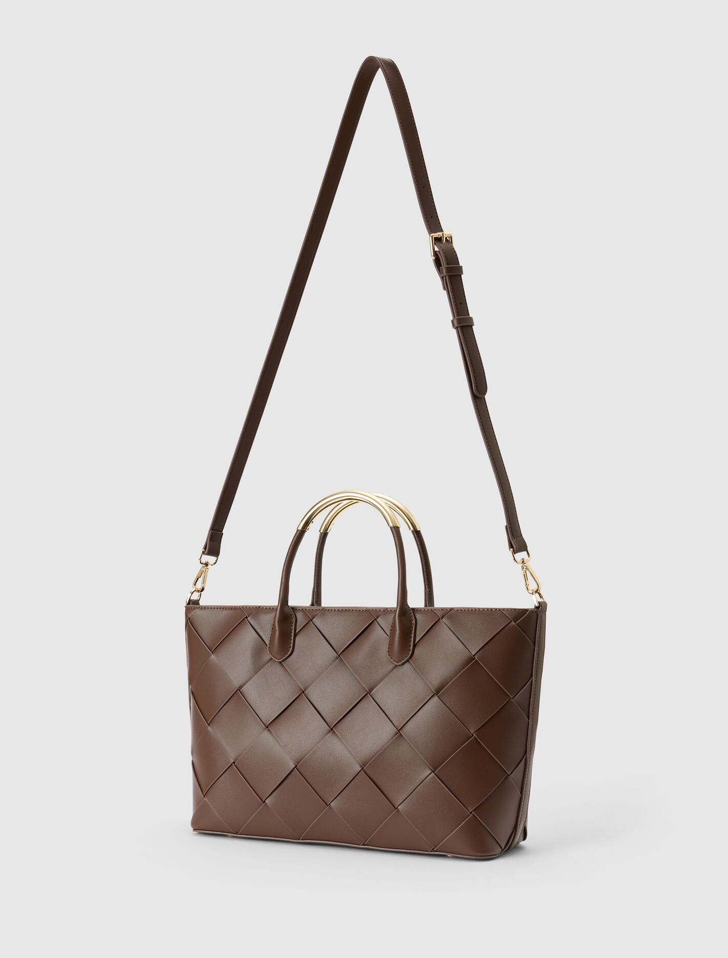 Amaya Weave Metal Handle Bag Forever New