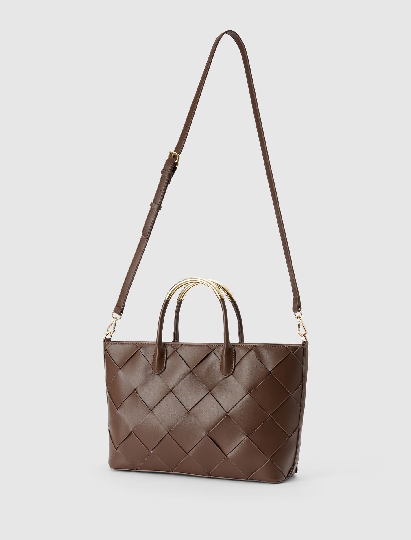 Amaya Weave Metal Handle Bag Forever New