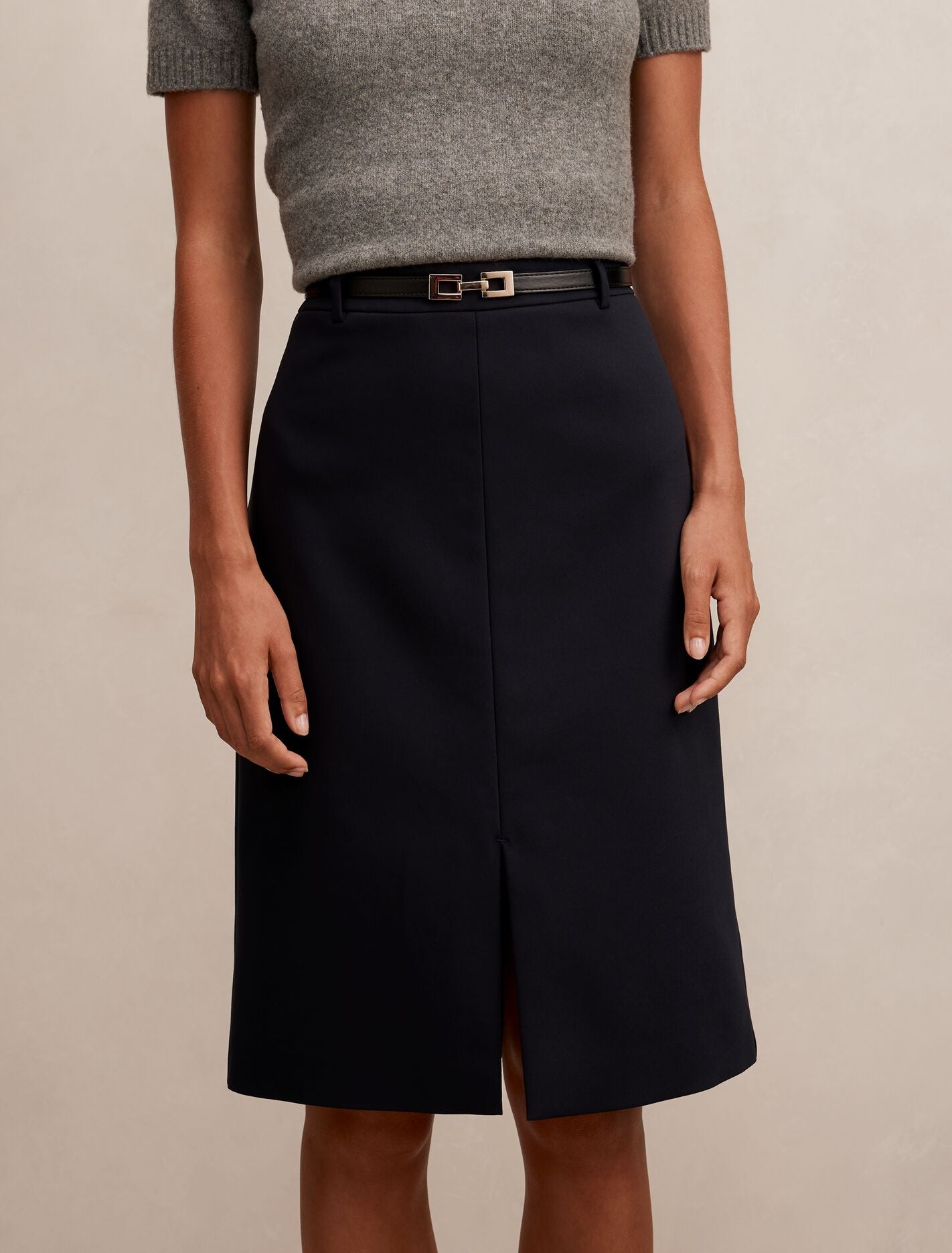 Lucy Belted Pencil Skirt Forever New